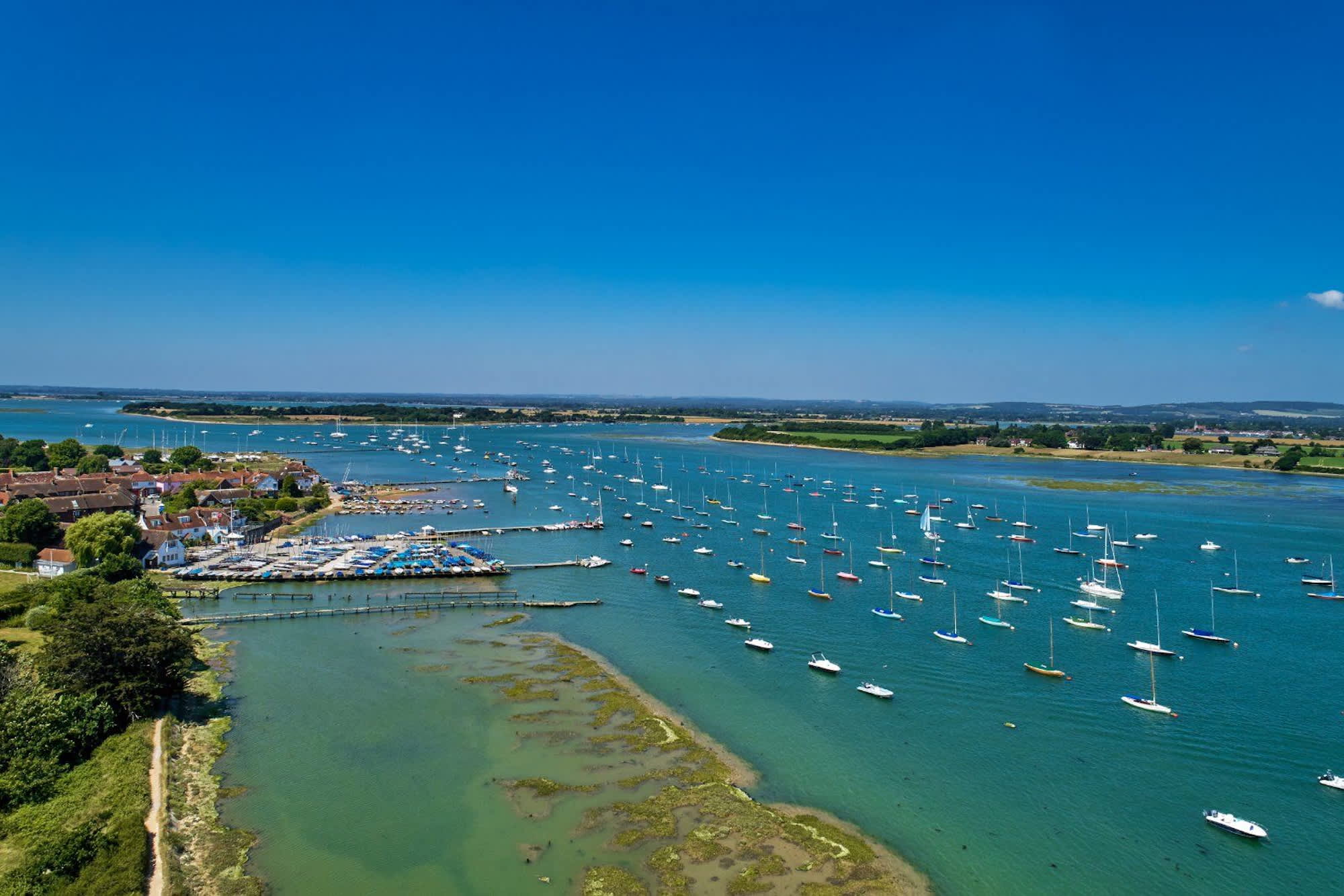 Itchenor Waterfront where you can get the ferry to Bosham