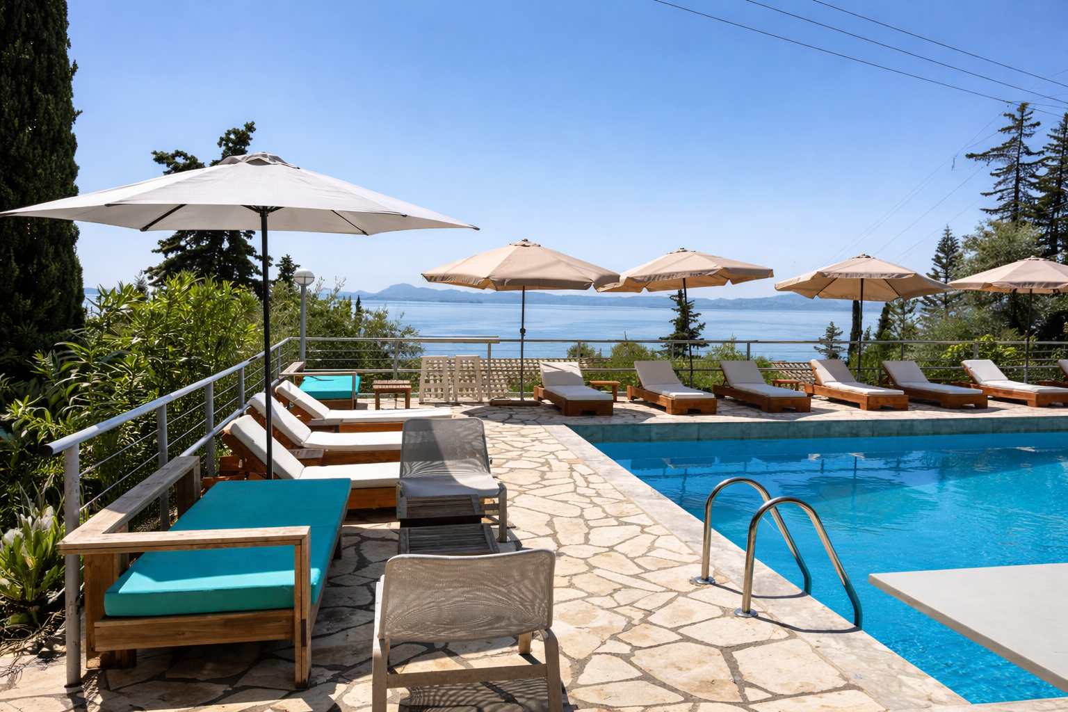 Hotel Barbati - Cozy Studio with Mountain Views — Mparmpati, Corfu — vacation rental
