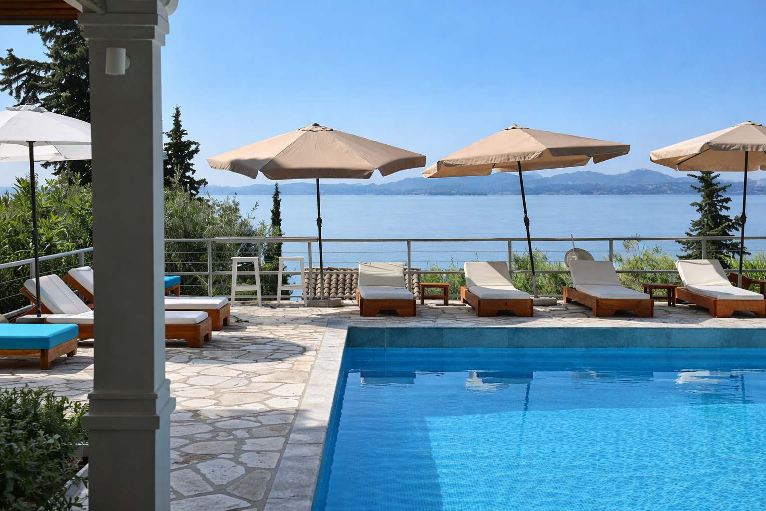 Hotel Barbati - Studio with Sea & Mountain Views — Mparmpati, Corfu — vacation rental