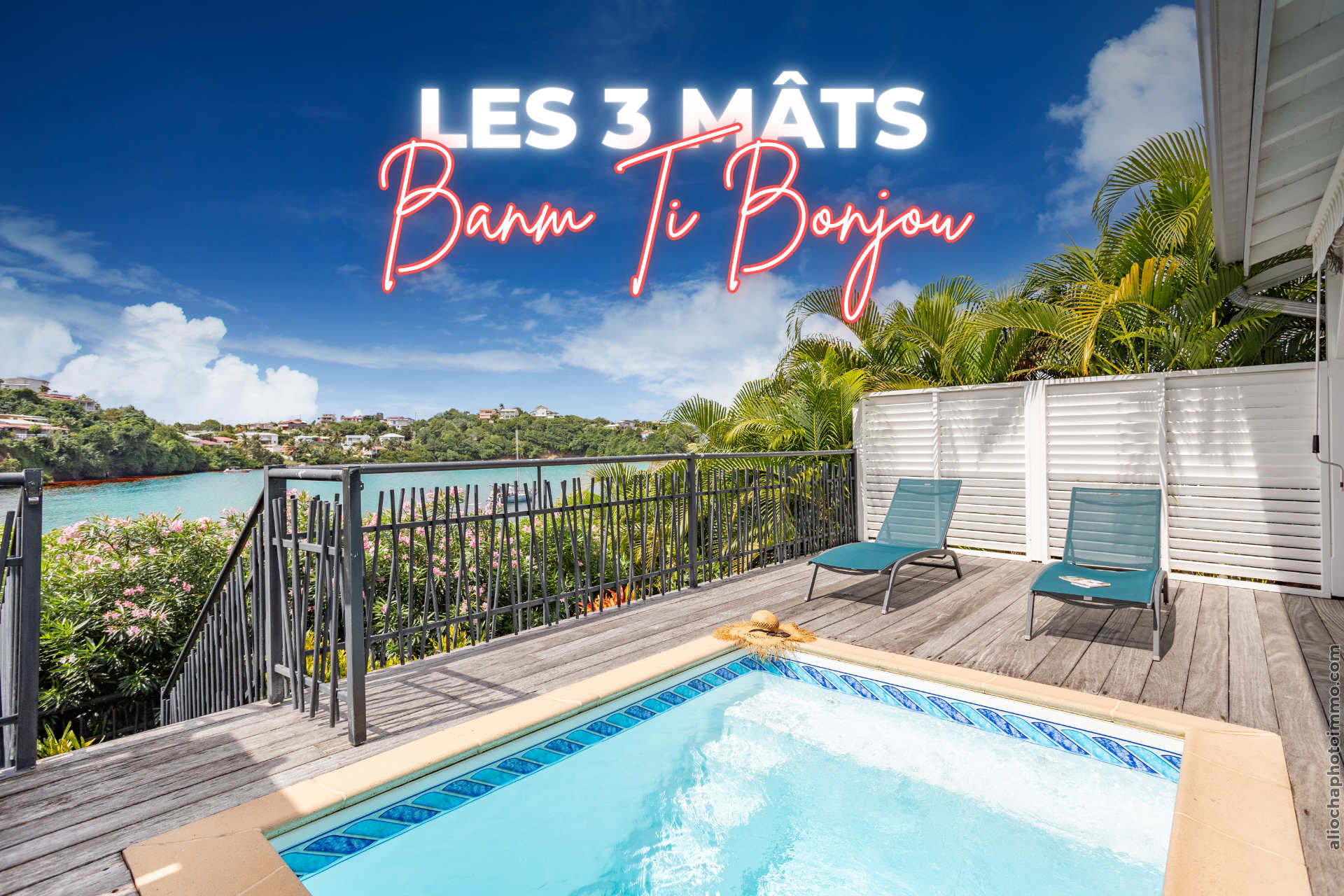 2-Bedroom House – Banm Ti Bonjou – Pool & Sea View