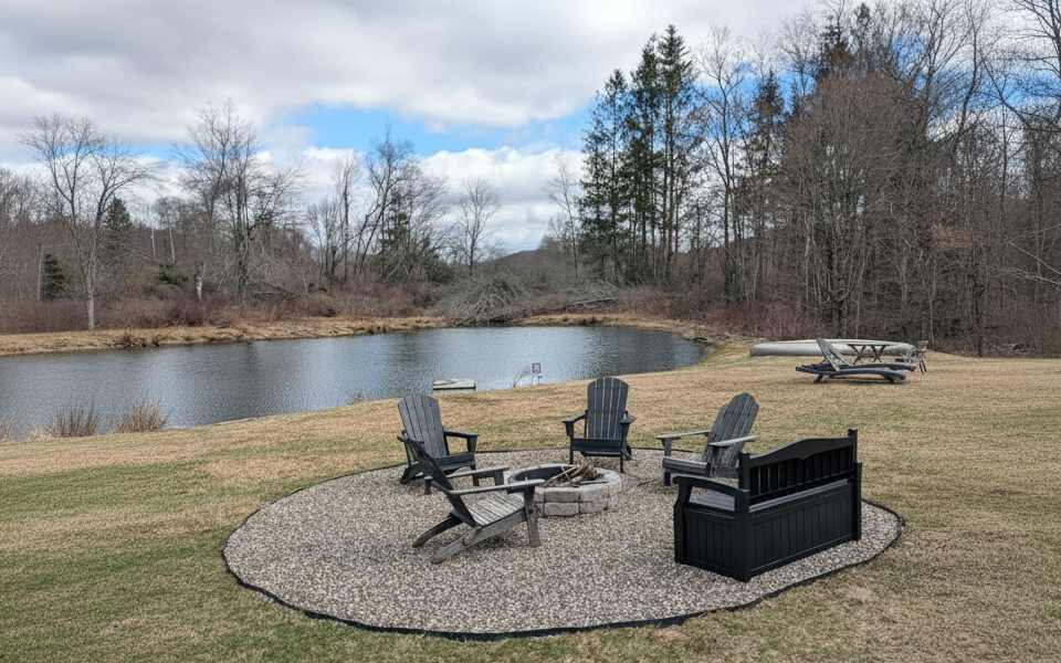 Renovated Chalet with Hot Tub and Pond