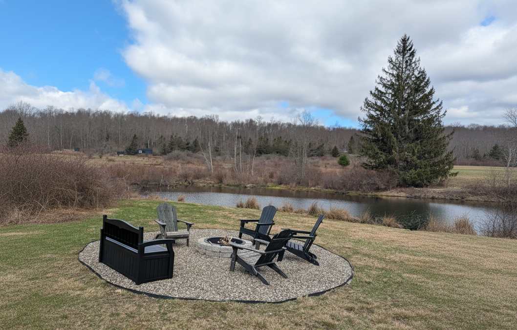 Renovated Chalet with Hot Tub and Pond