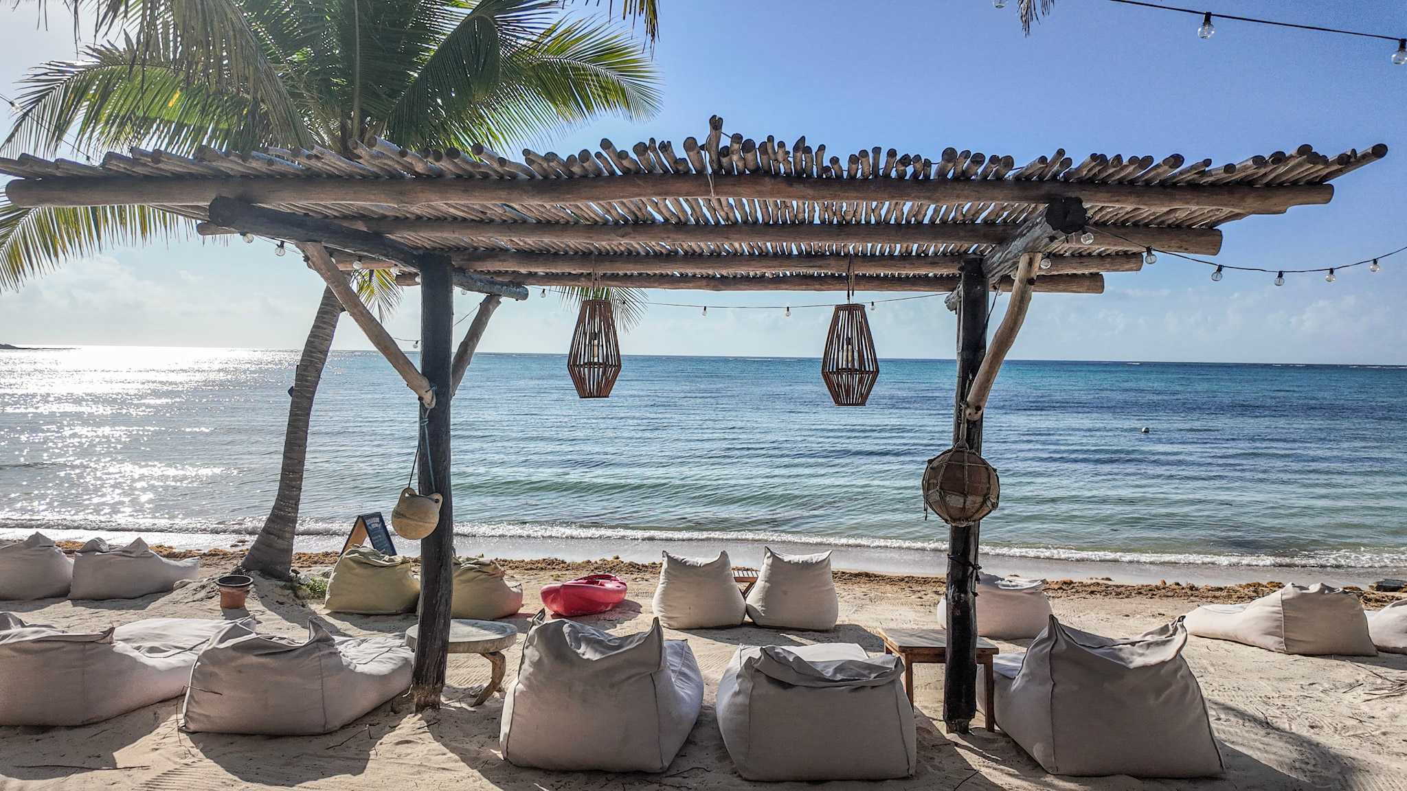 Breathtaking sea views and direct beachfront access.