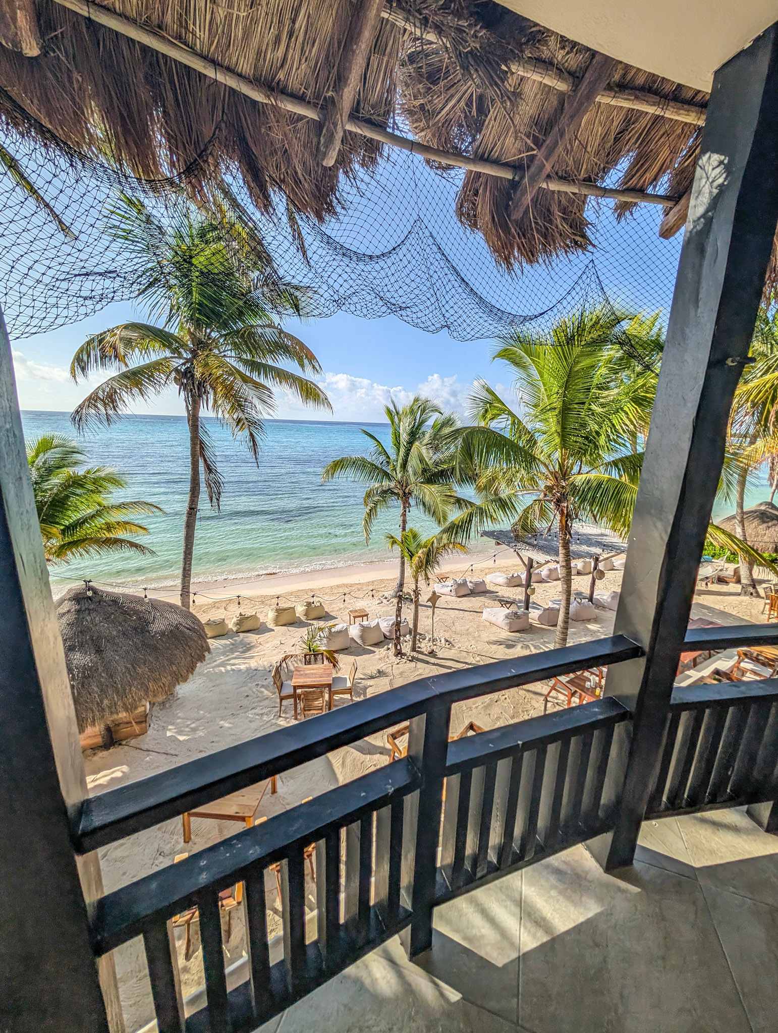 A charming ocean-view studio situated on the second floor.