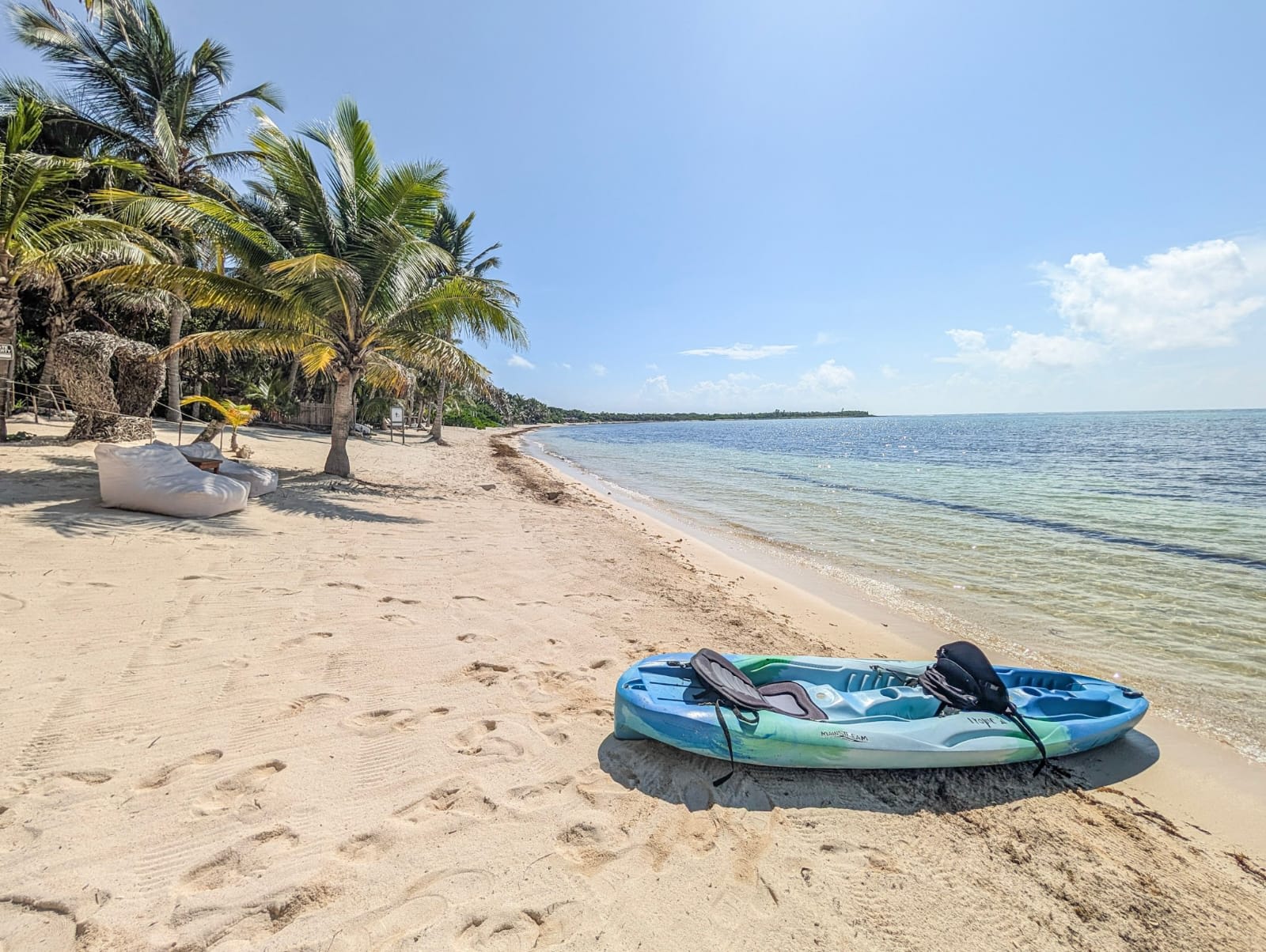 Enjoy kayaking in our crystal-clear waters, surrounded by stunning sea views and white sandy beaches.