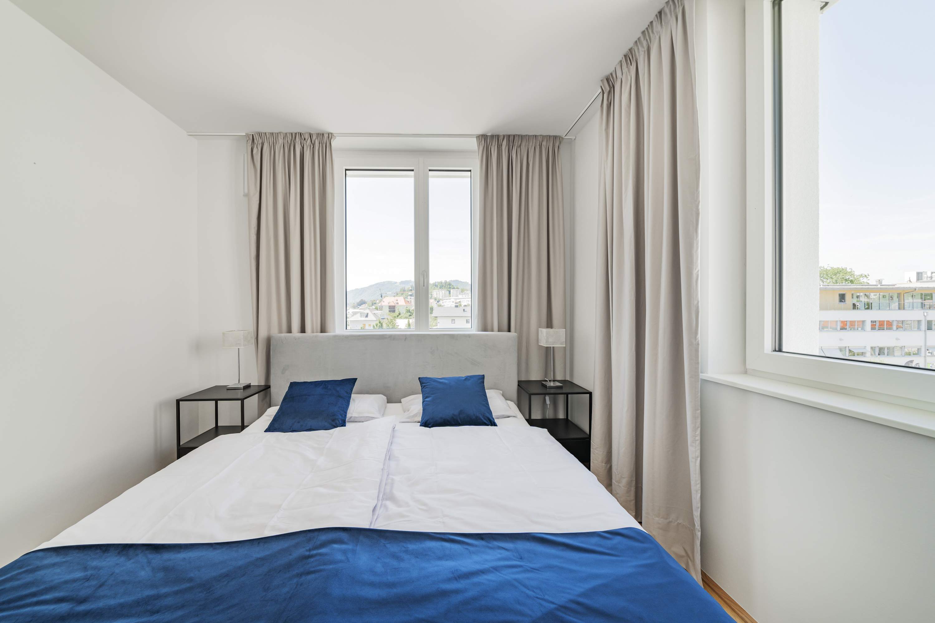3 Zimmer Apartment mit Blick auf die Stadt