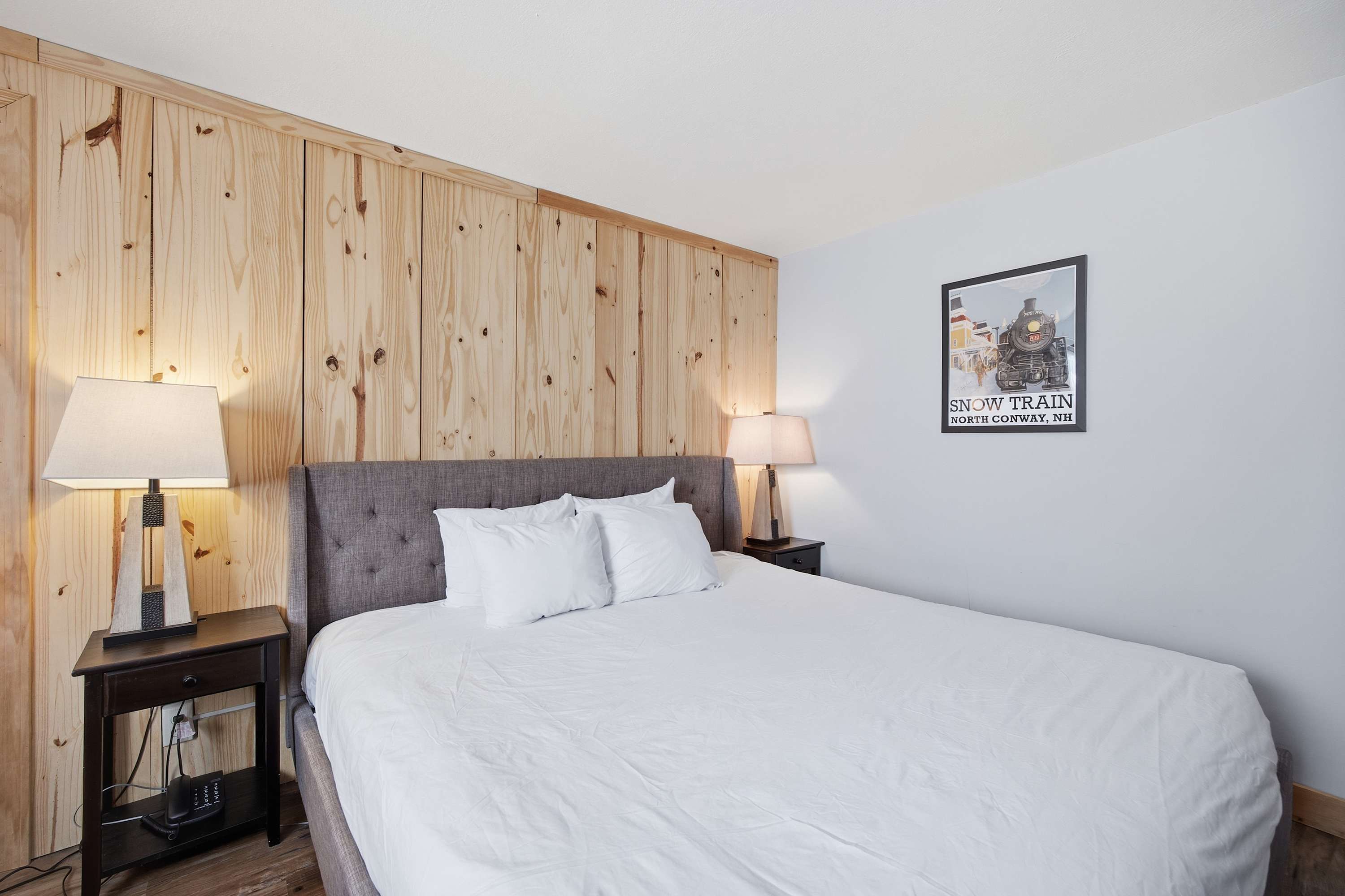 Recharge in Unit 101’s plush king-sized bed after a day spent exploring​