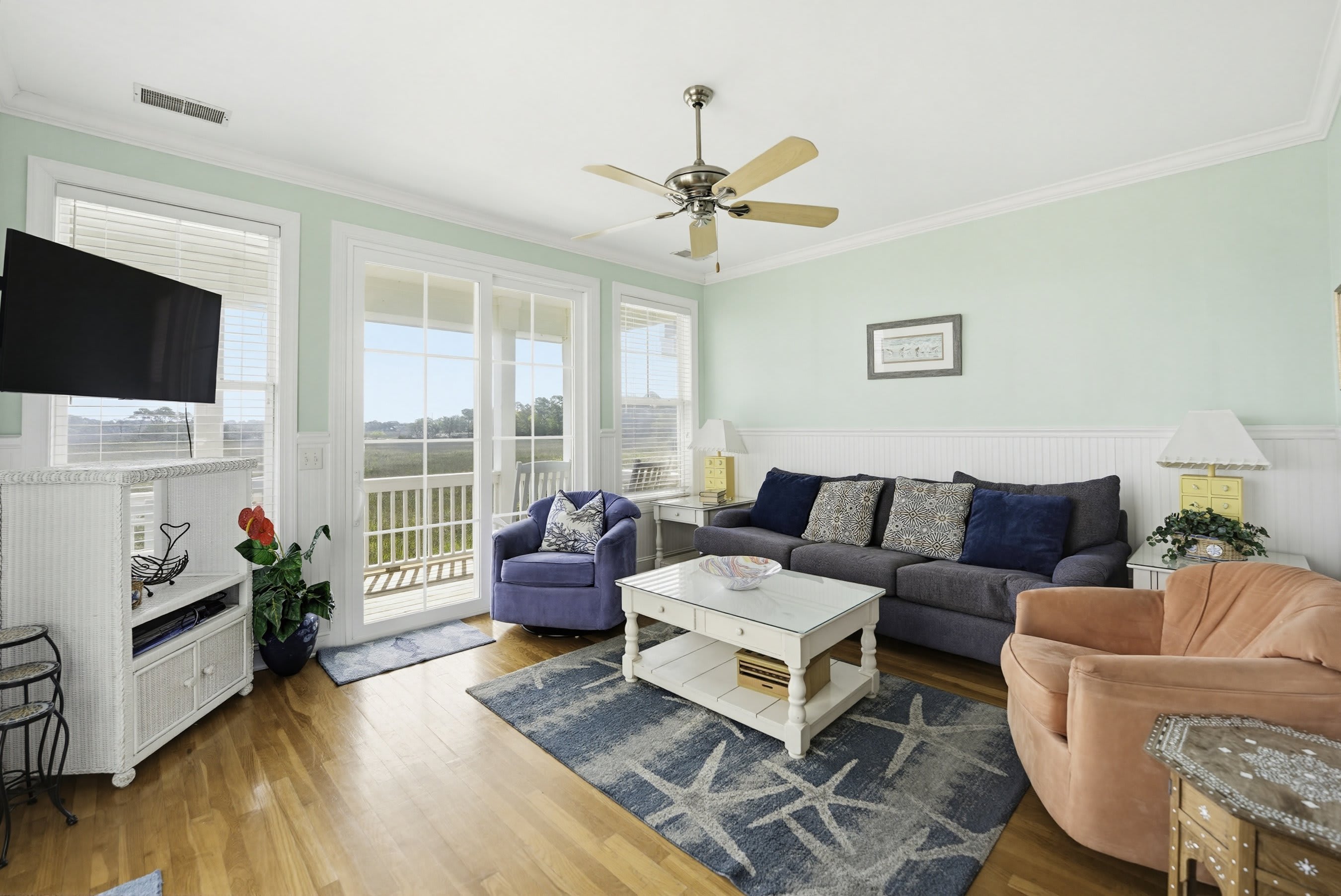 Living Room with Access to Main Deck