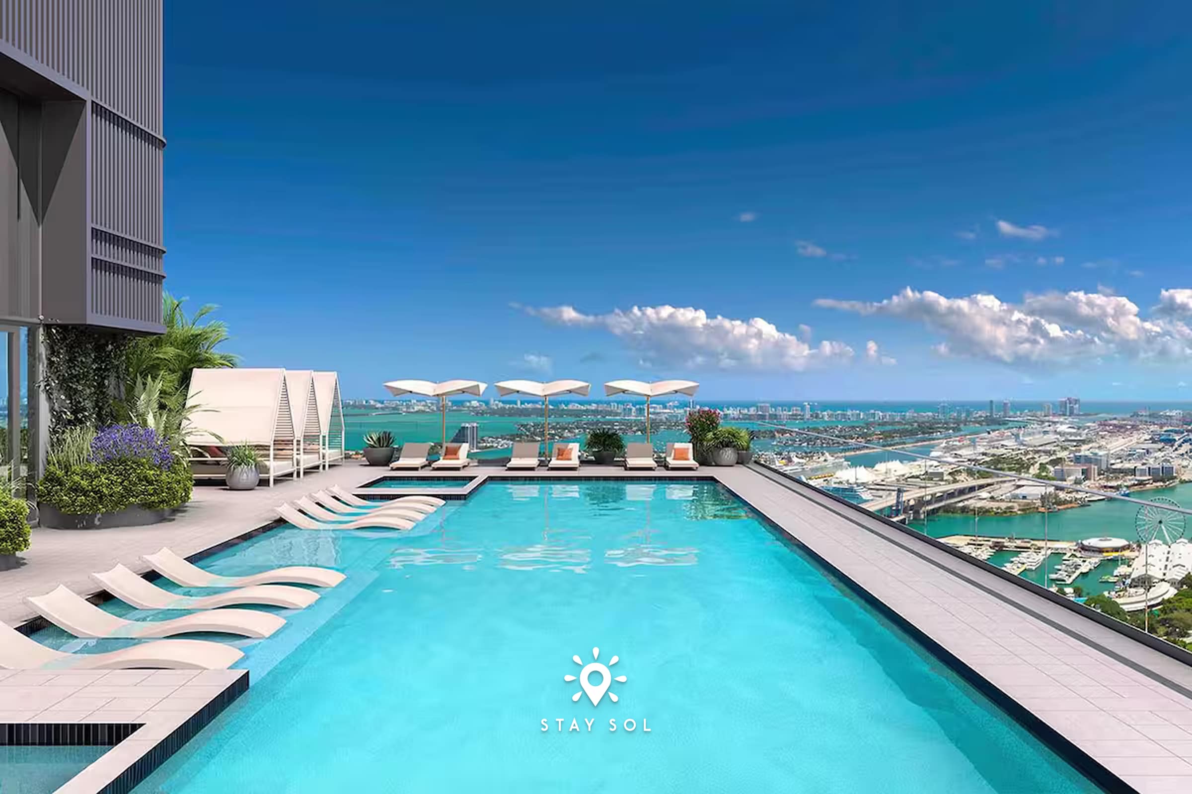 Modern 2BR • Glass Views in Miami