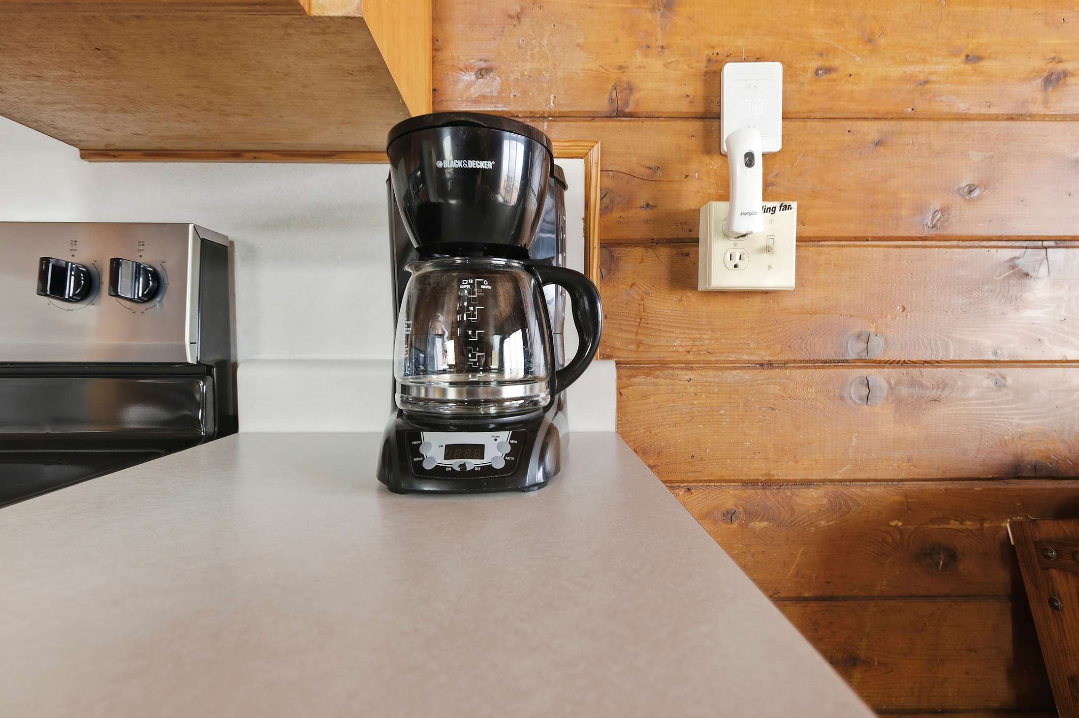 Ease into the morning with coffee before heading to the lake.