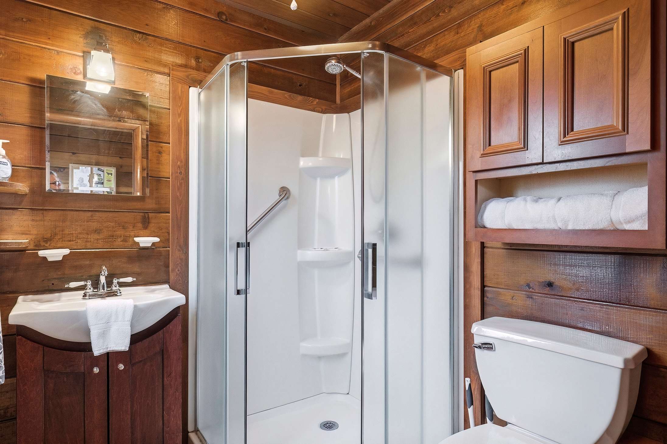 Clean up quick, then back out to the fun.