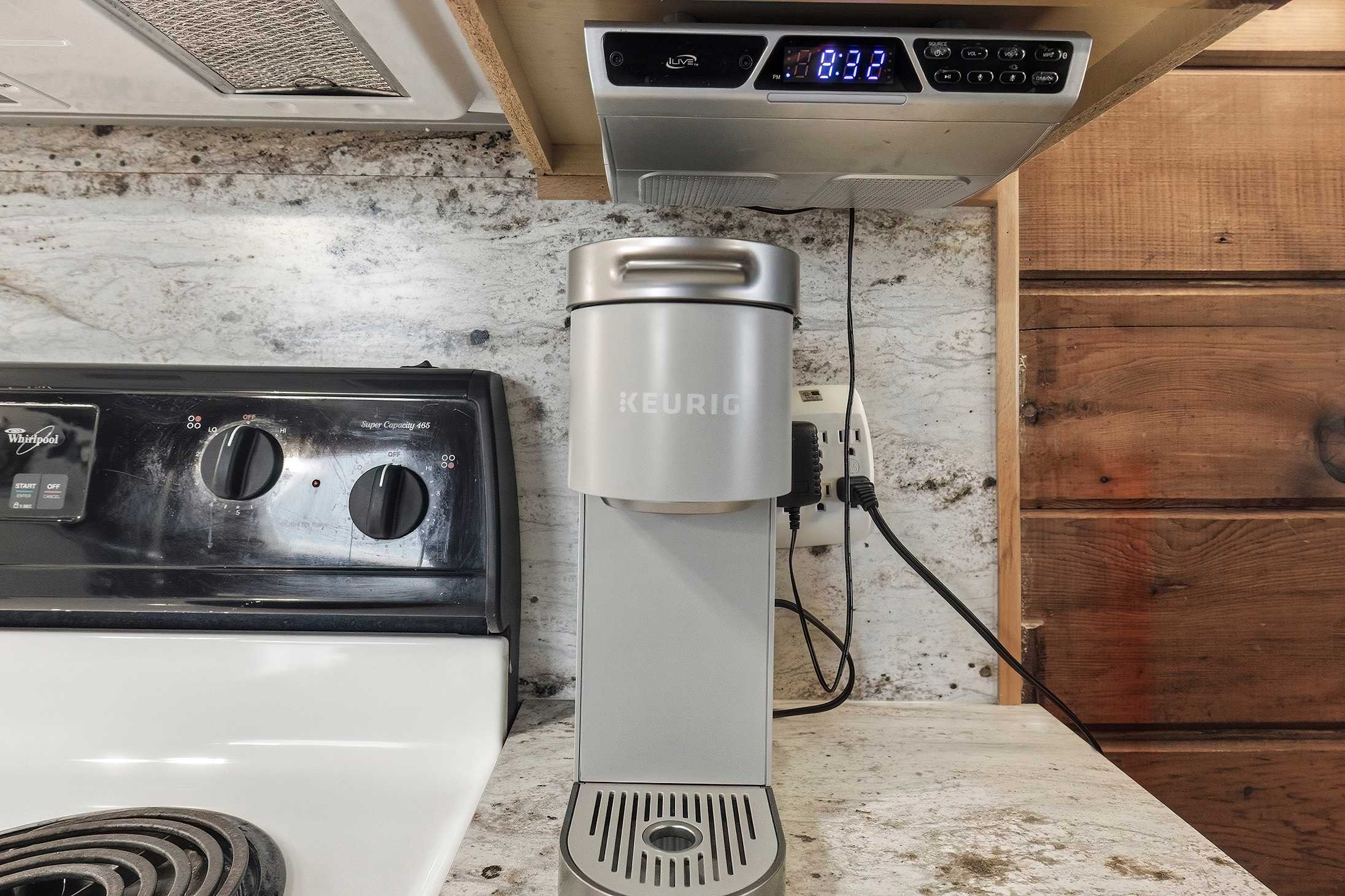 Press a button and let the day begin on your terms.