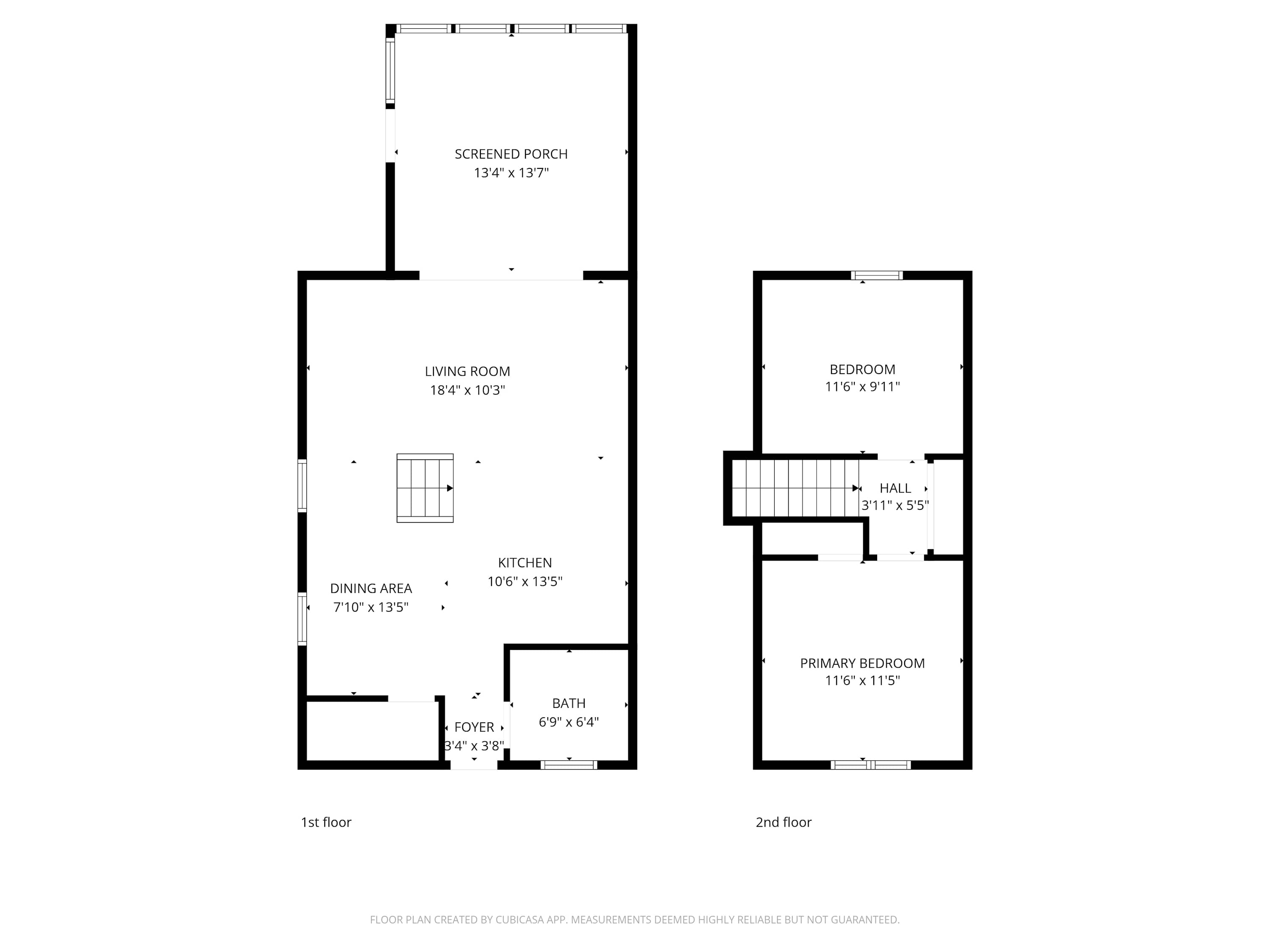 Chalet 39's Floor Plan.