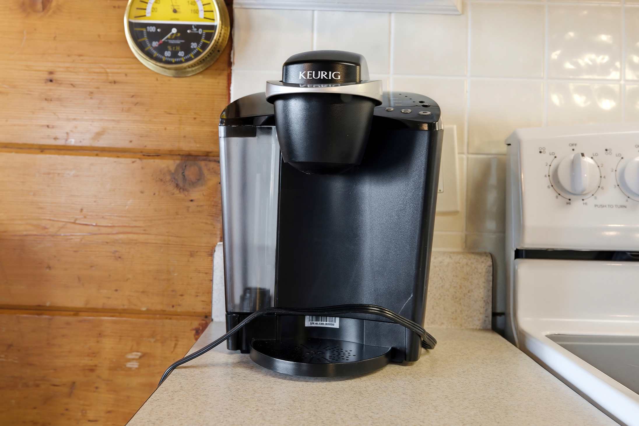 Press a button, grab your mug, and let the lake do the rest.