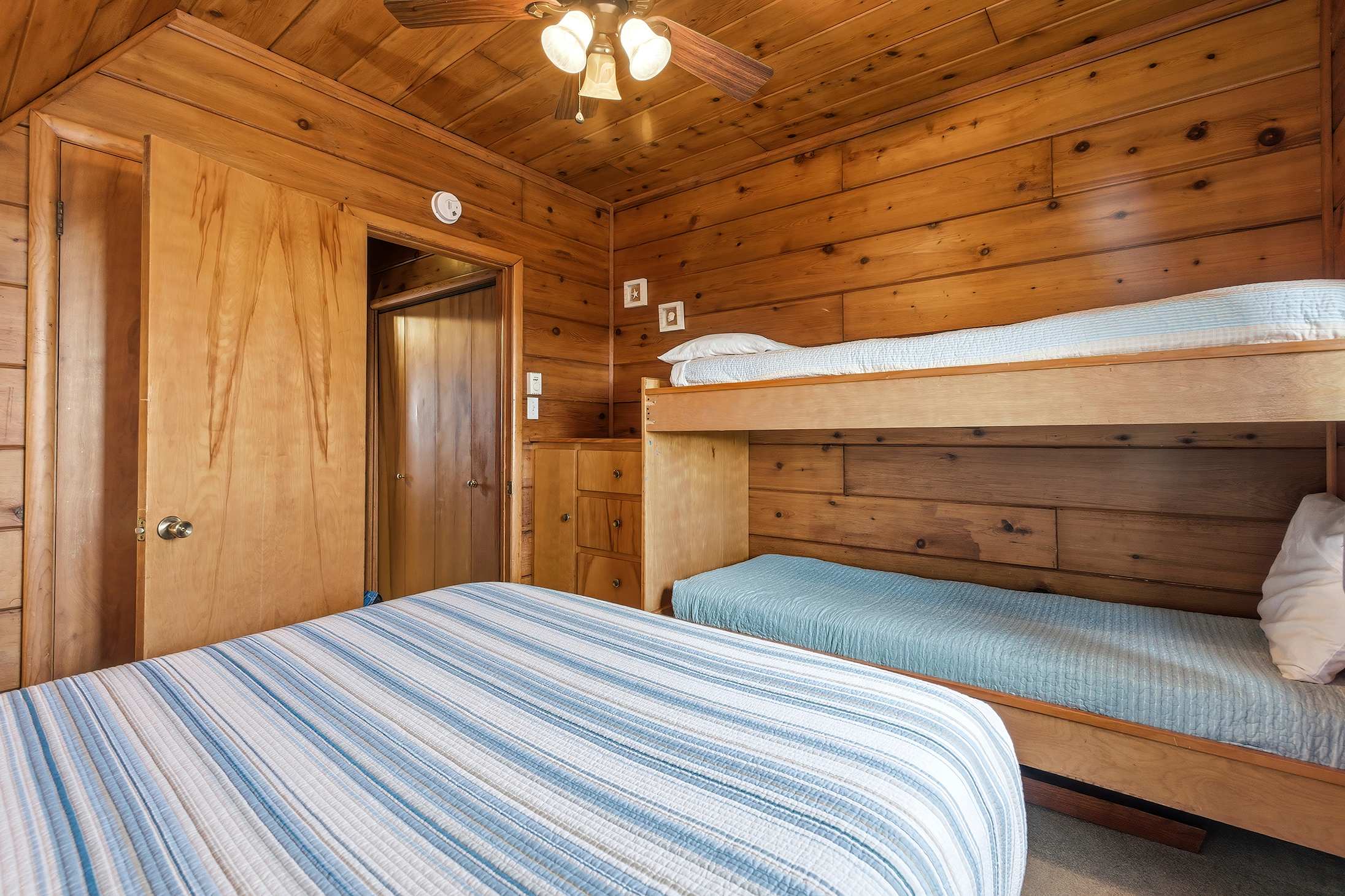 Enough beds for everyone. Enough quiet for a real night's sleep.