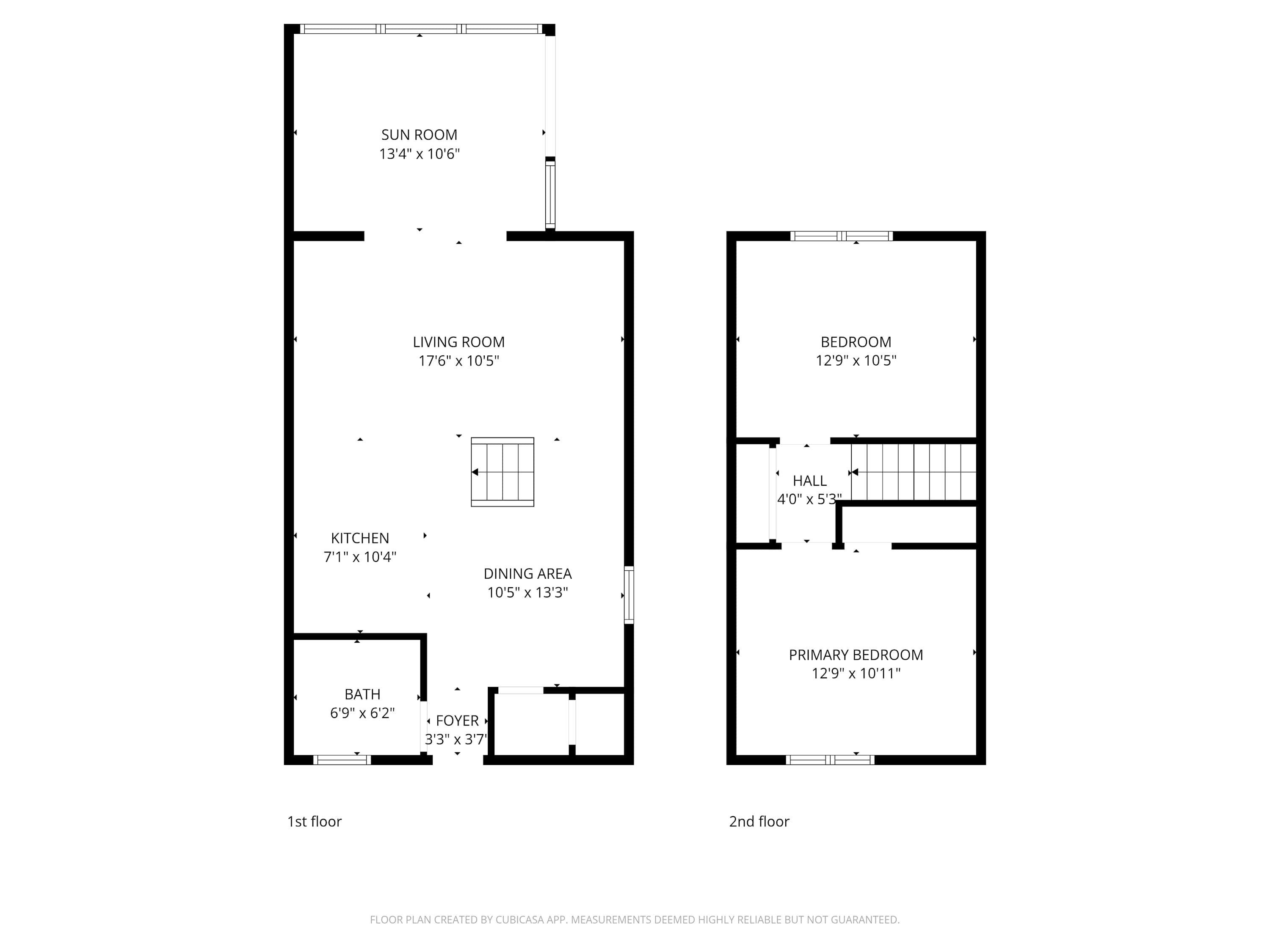 Chalet 44's Floor Plan.