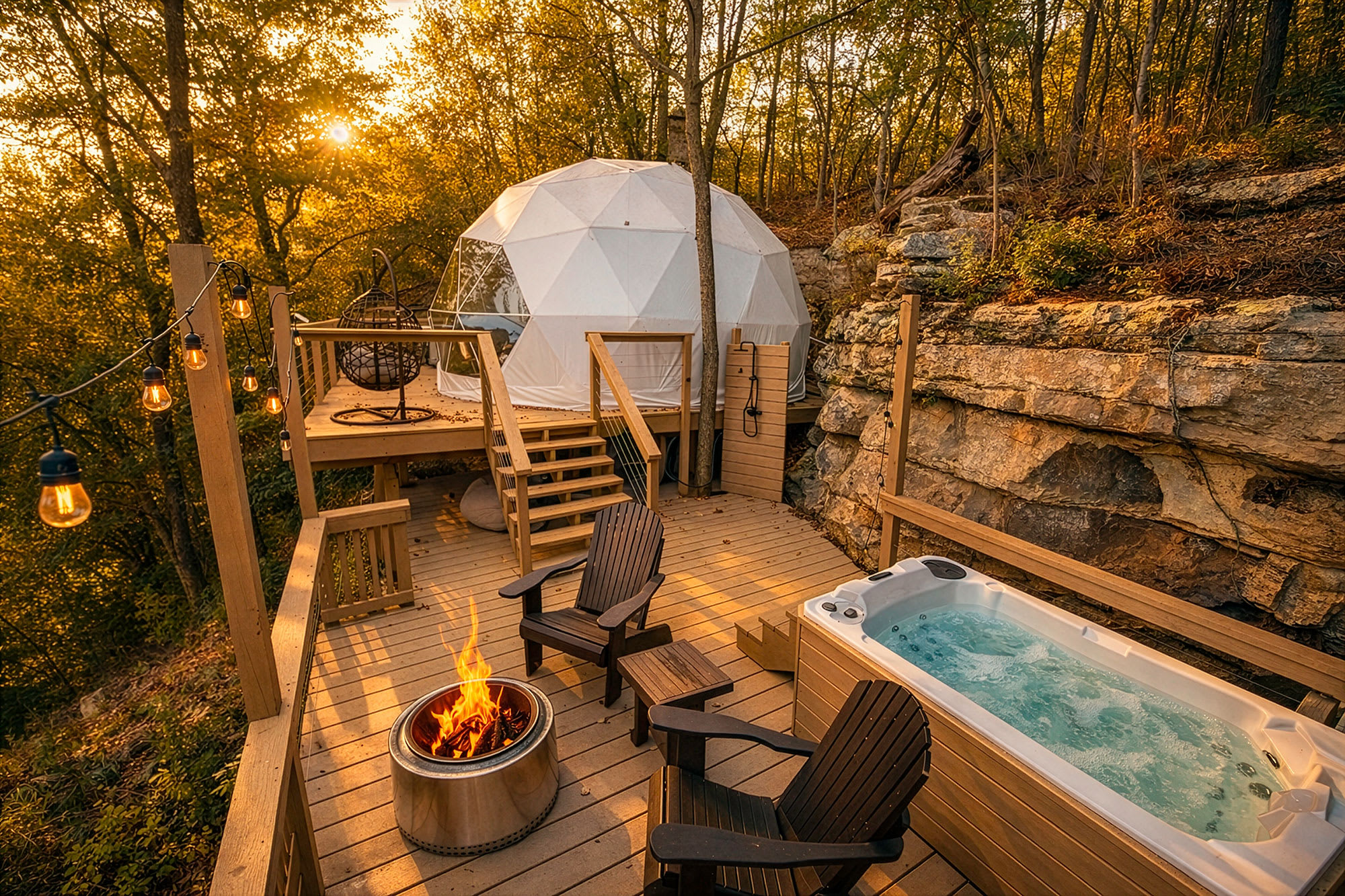 Raven's Point Luxury Glamping Dome