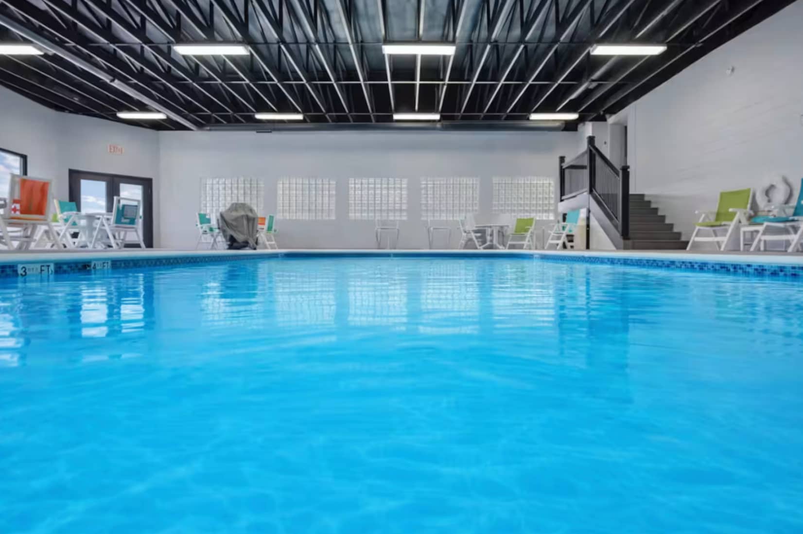 Beautiful indoor pool is open year round for your enjoyment