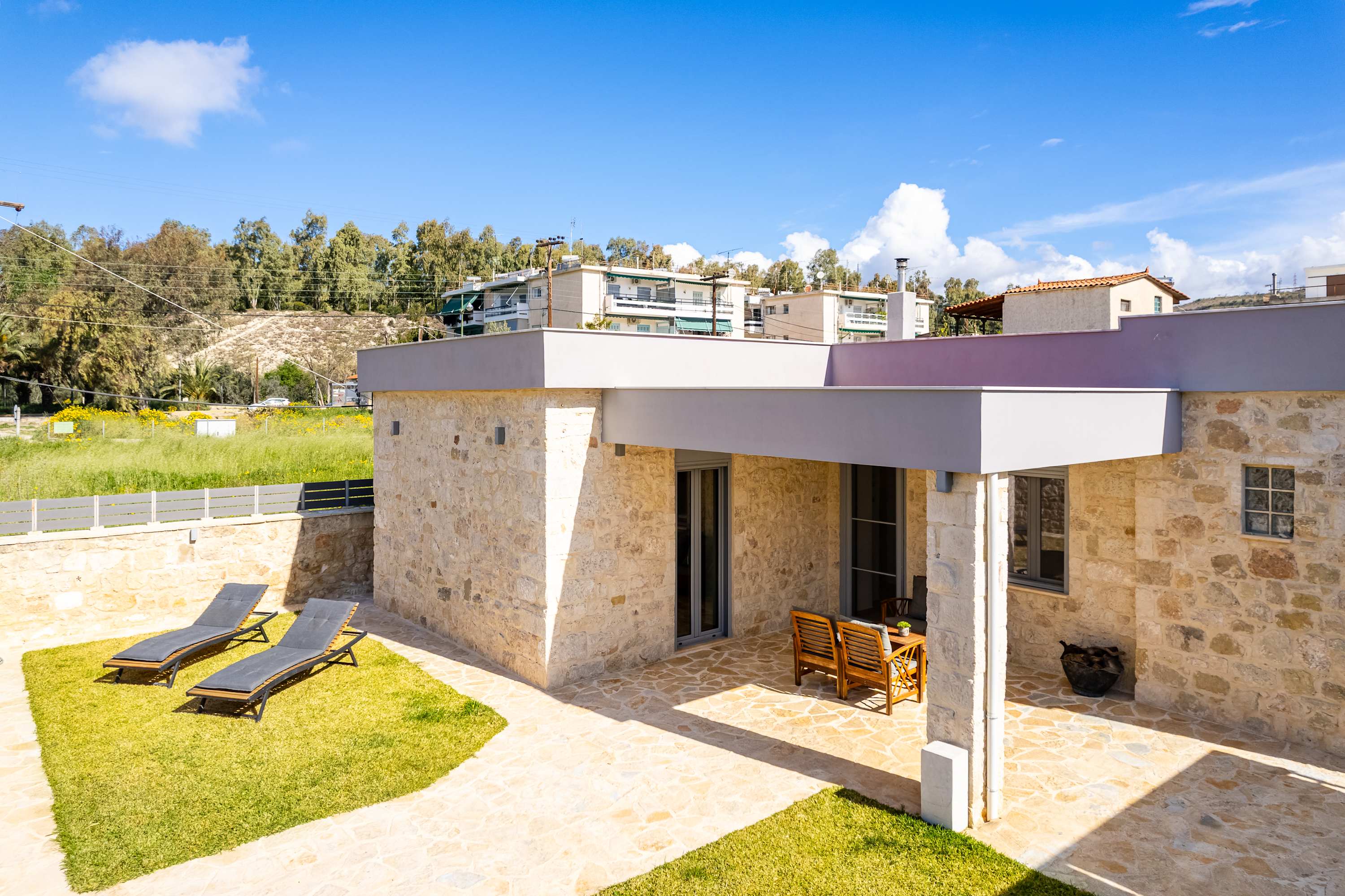 AG Stone Home - Idyllic Beachside Villa in Isthmia — Isthmia, Greece — vacation rental