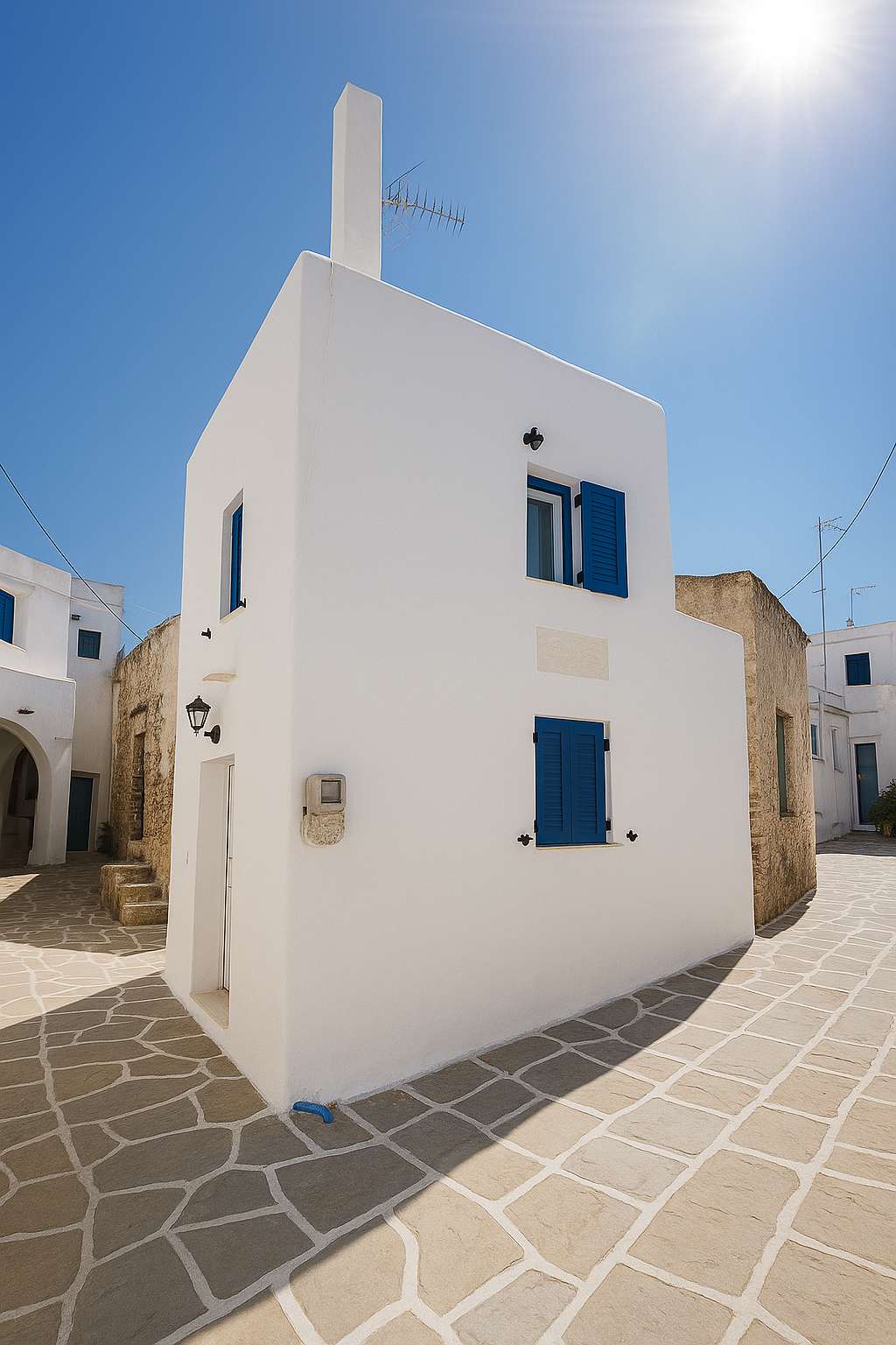 Charming White House Retreat with Balcony in Paros Lefkes — holiday rental in Paros