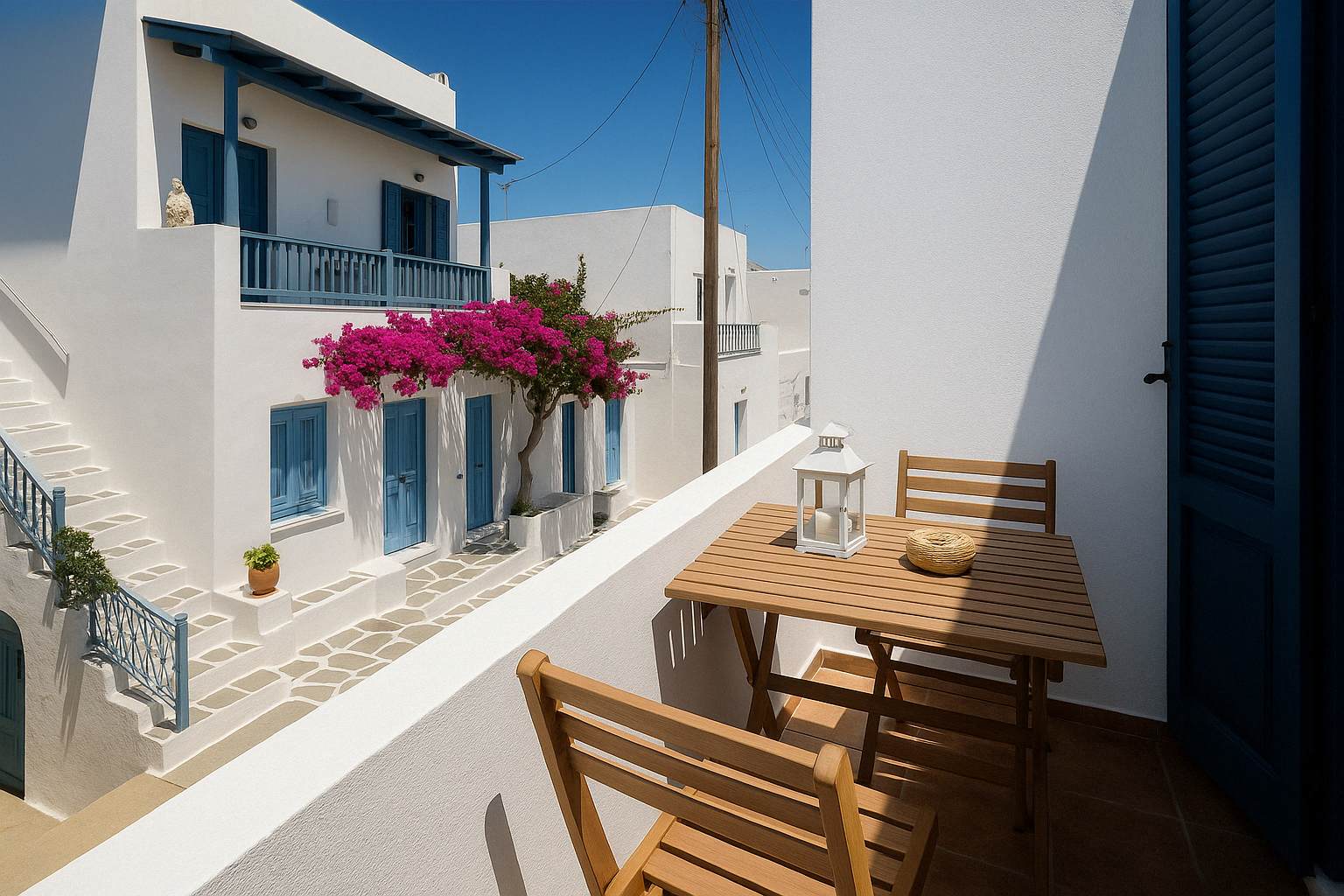 Charming White House Retreat with Balcony in Paros Lefkes in Paros — photo 2