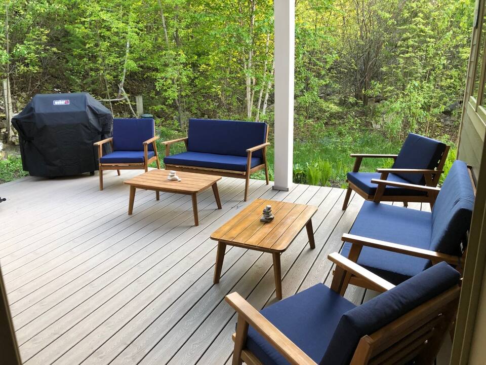 An outdoor grill is the perfect addition to your vacation in Door County
