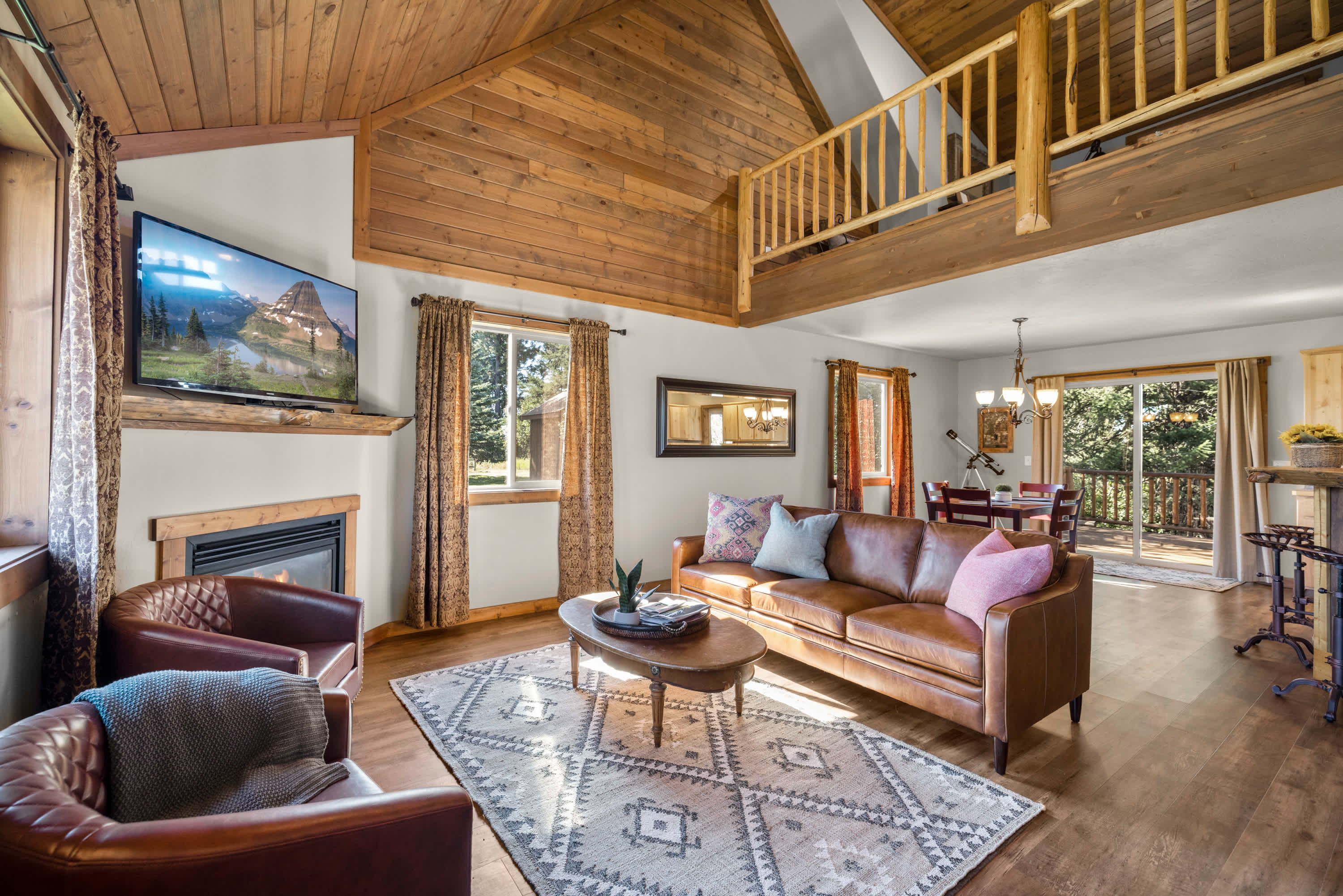 Stay where Glacier meets the river