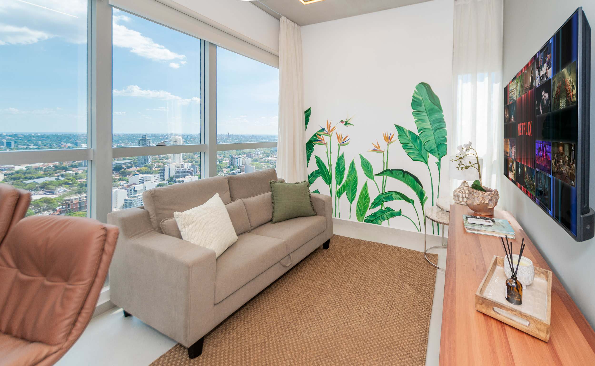 Modern 1BR in Petra Tower | Skyline Views & Pool