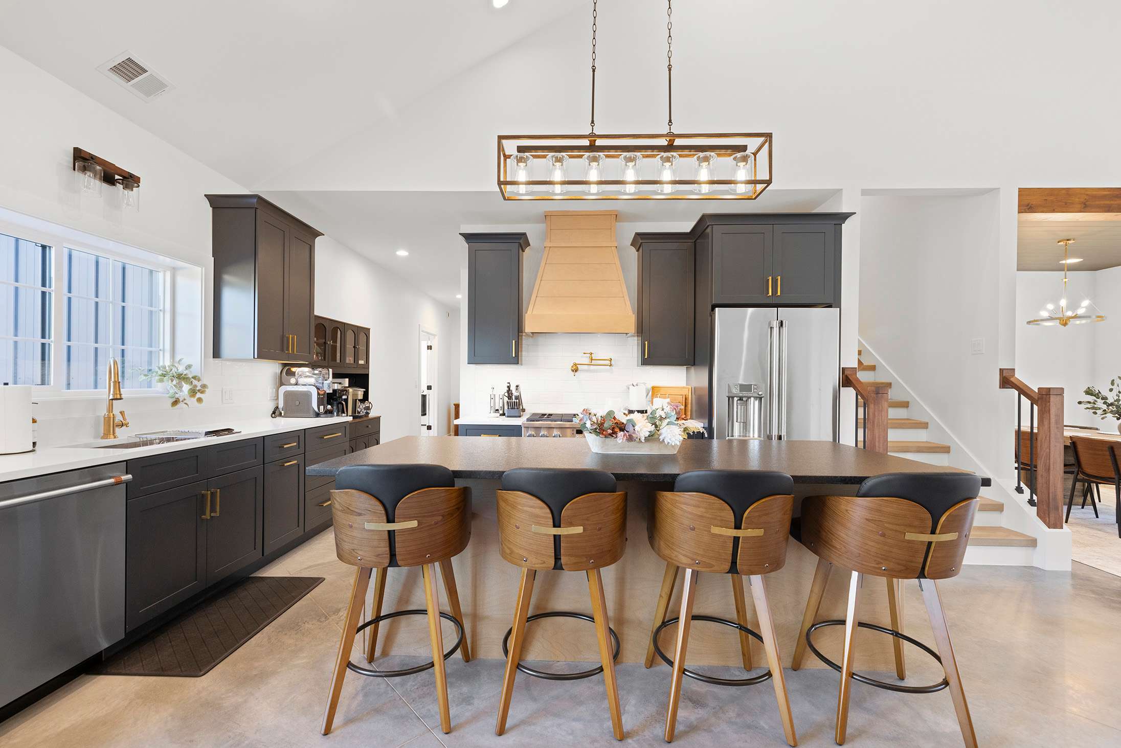 A refined kitchen space created for meals, moments, and time together.