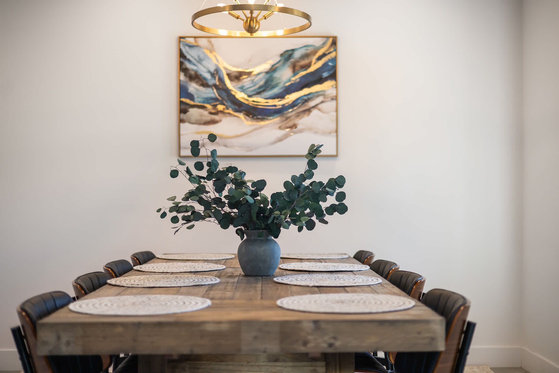 A warm table setting inviting slow dinners and shared conversation.