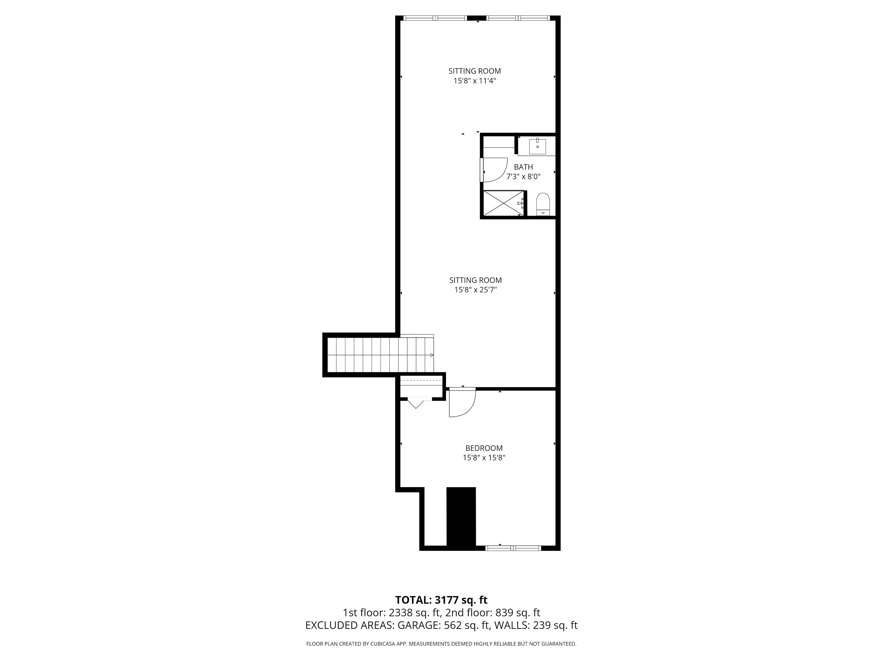 Obsidian House's 2nd Floor Layout.
