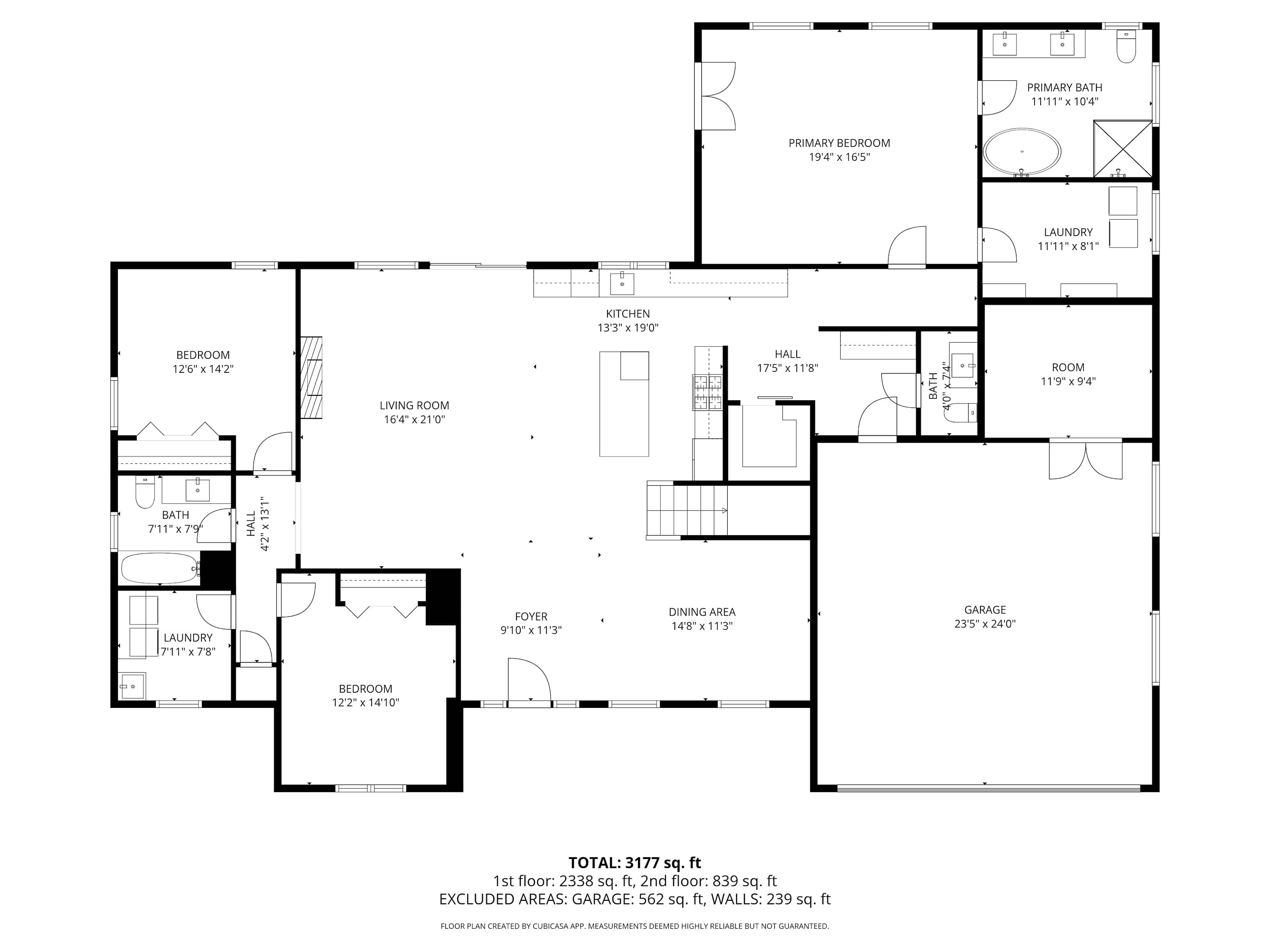 Obsidian House's 1st Floor Layout.