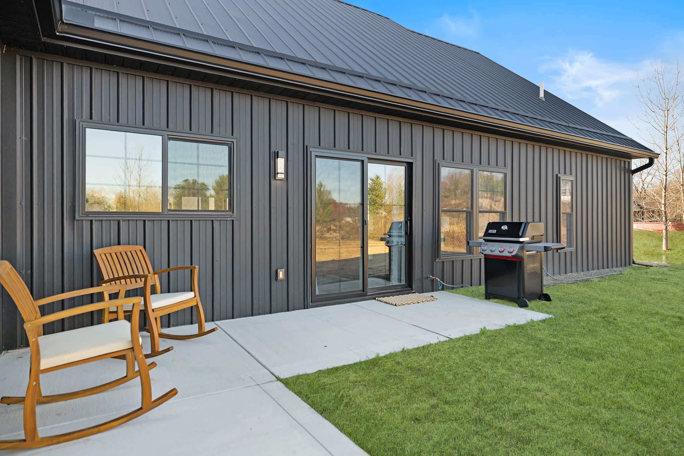 Enjoy patio lounging and fresh grilled meals with room to unwind.