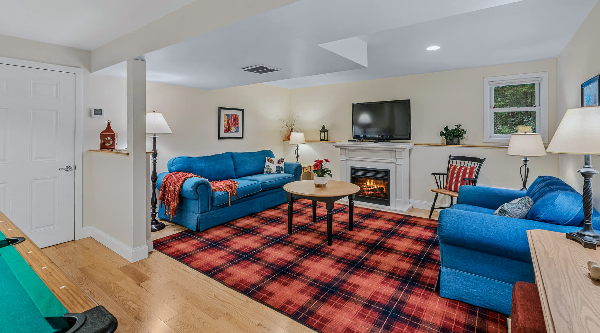 Vale, Fireplace, Pool Table | Fireside Sanctuary