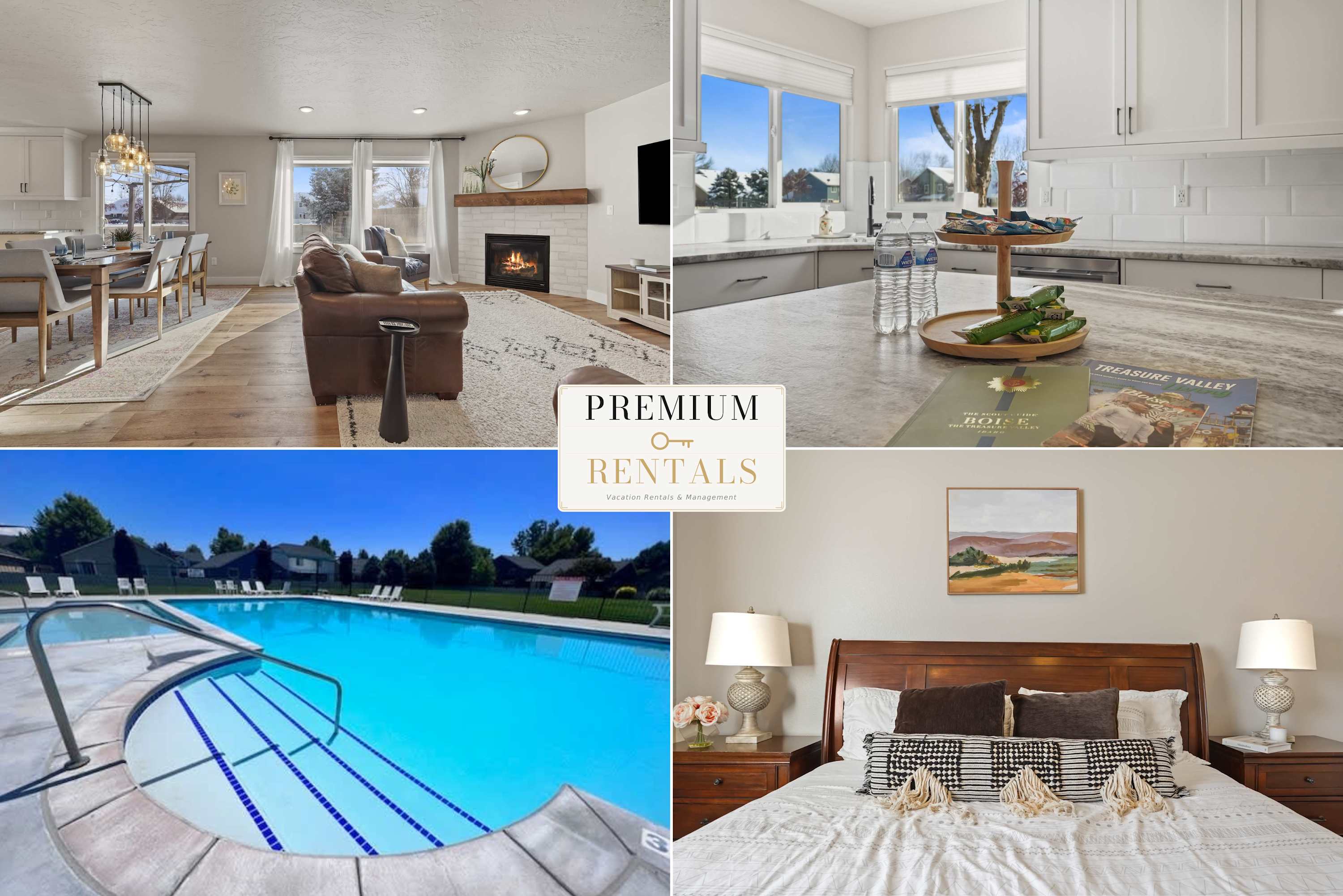 Modern Farmhouse Retreat | 5BR | With Pool Views in Meridian, ID