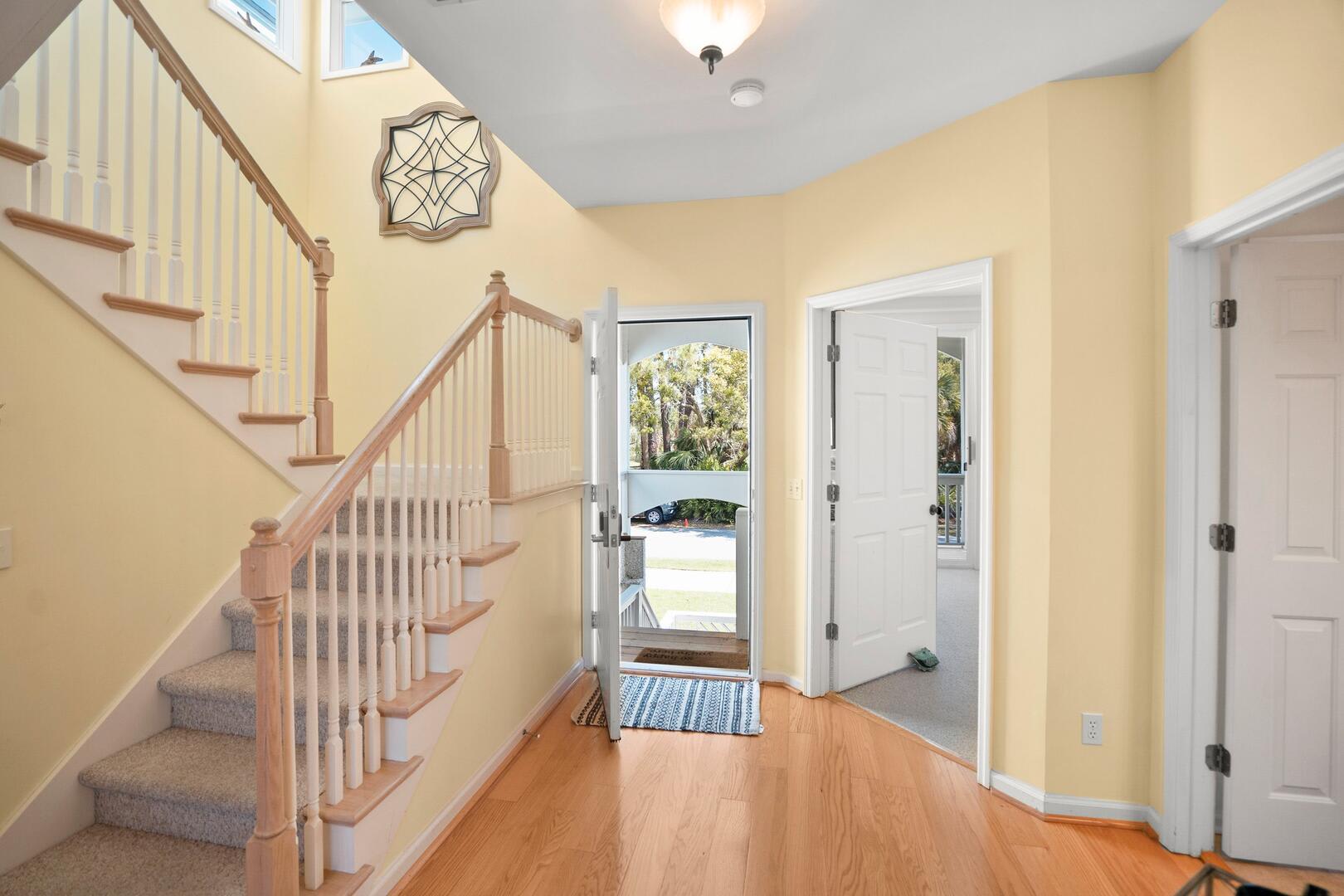 Downstairs and Front Door