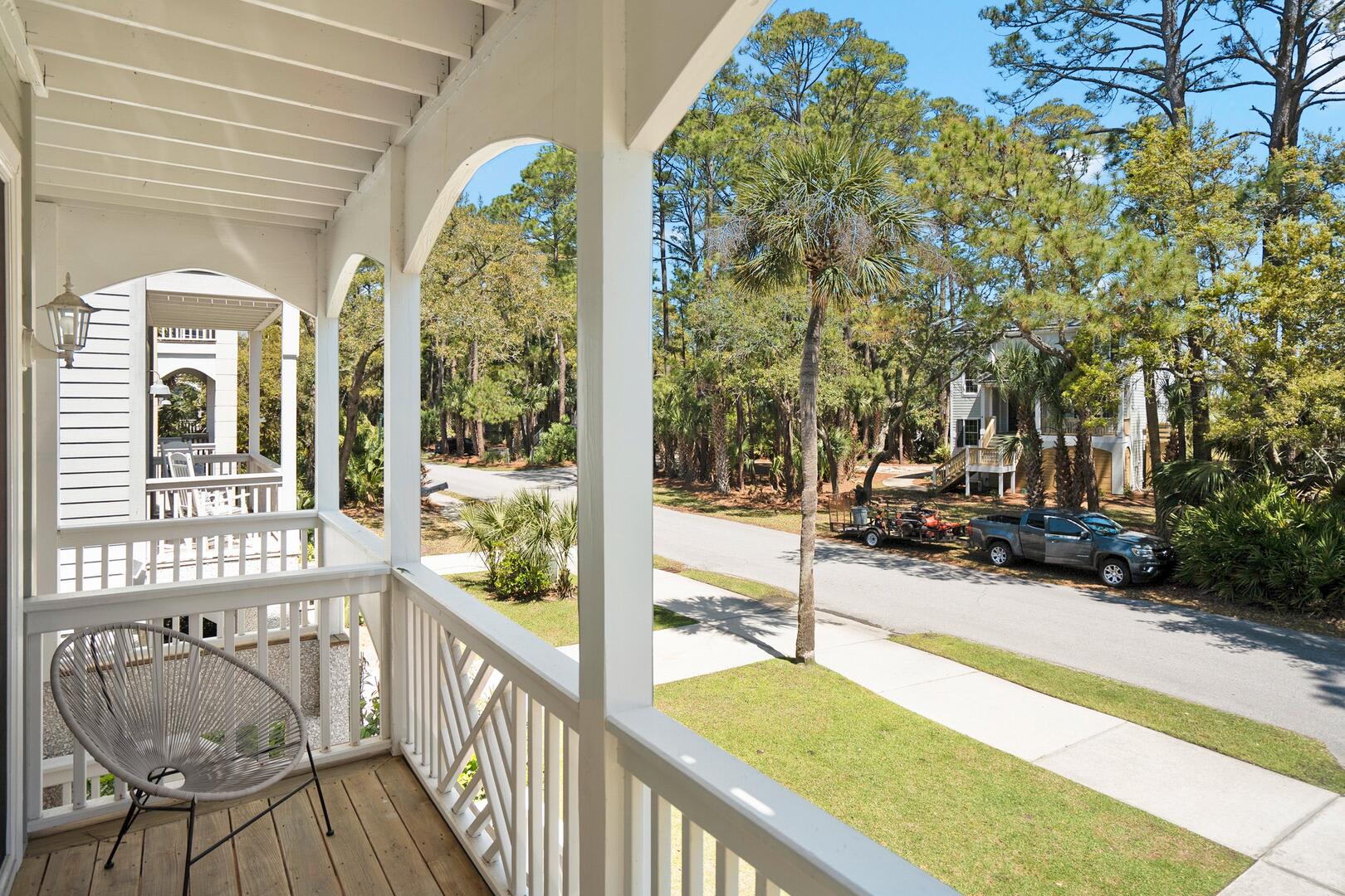 Guest Bedroom on Main Floor Front Porch