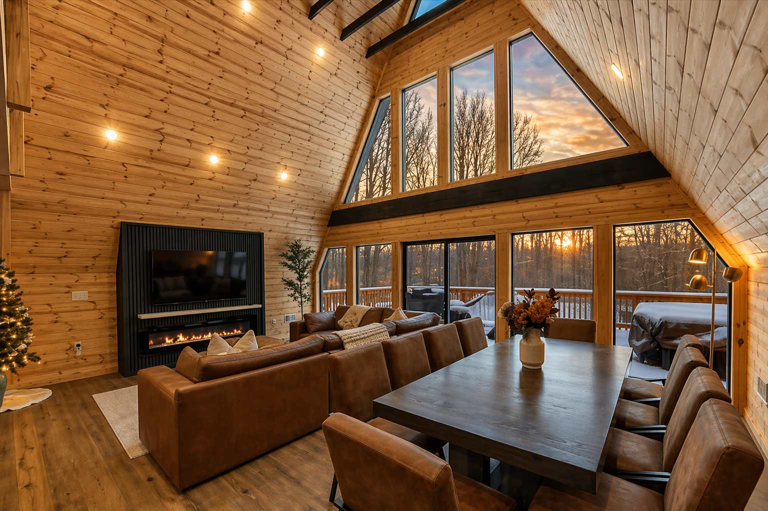 Iconic A-Frame | Hot Tub | Fire Pit | Walk to Lake | Near Ski Resorts