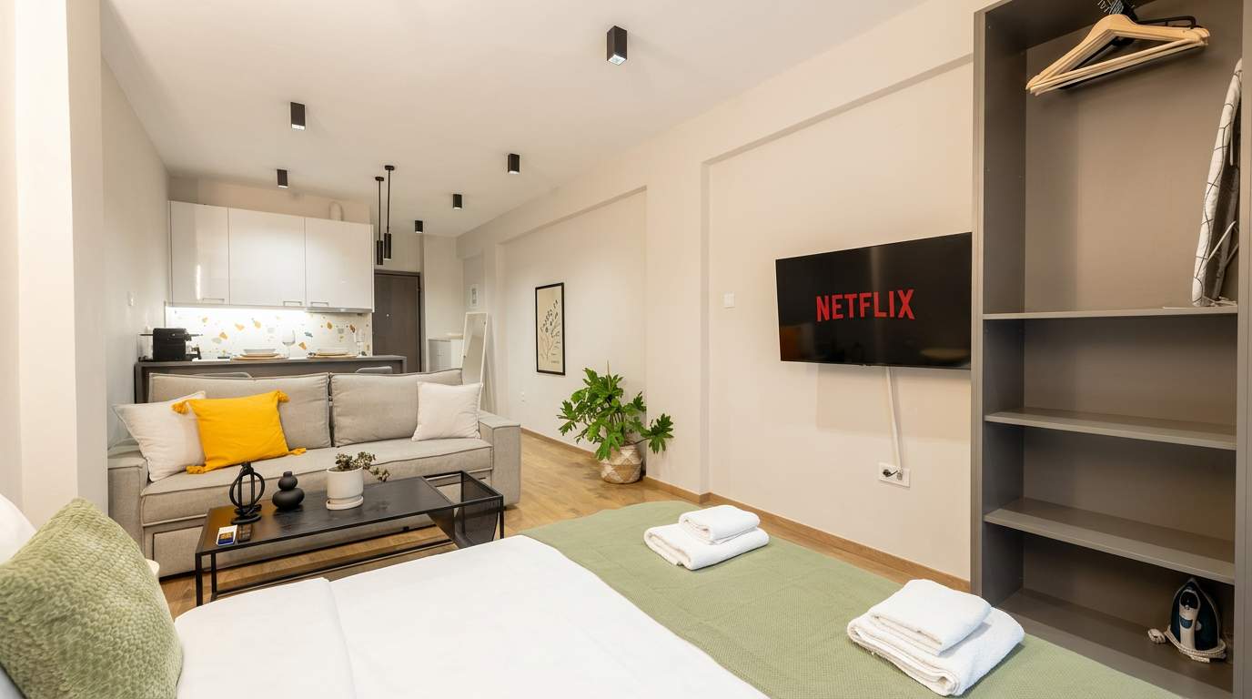 Trendy Studio Suite in Downtown Thessaloniki — holiday rental in Thessaloniki