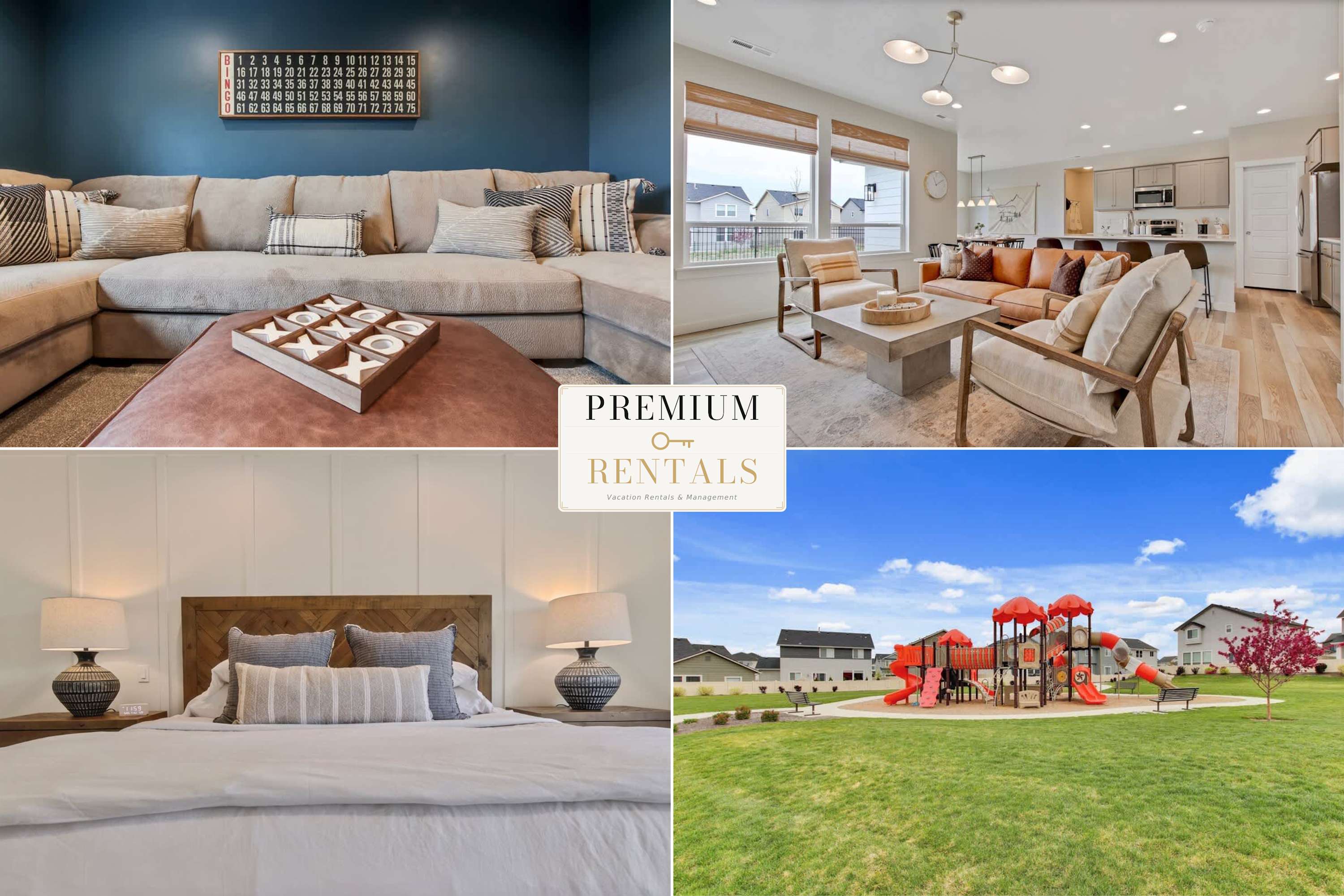 Luxurious 4-BR Bungalow with Office - Park Setting in Meridian, ID