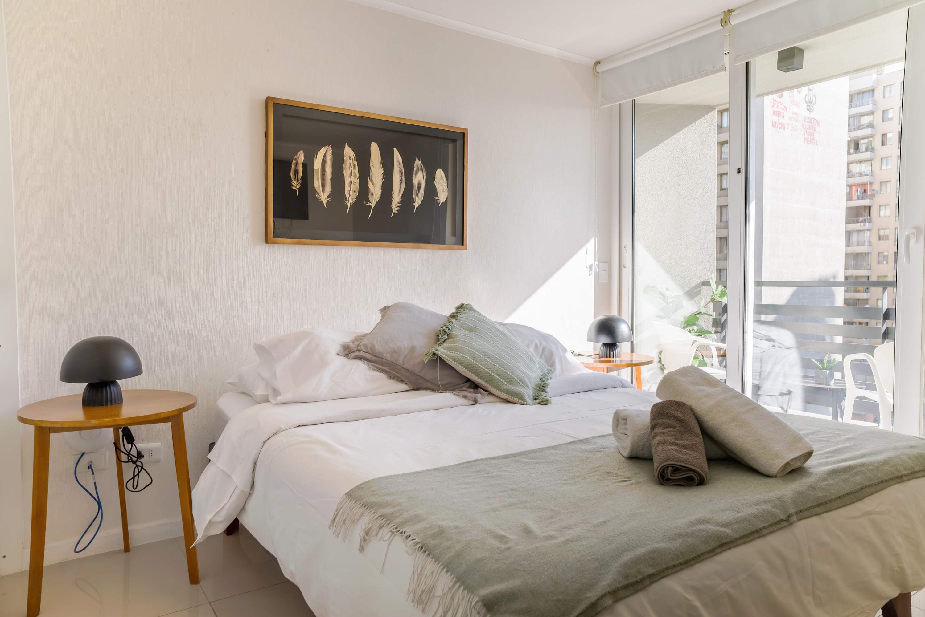 Your Santiago Retreat! Studio with Balcony & Wi-Fi