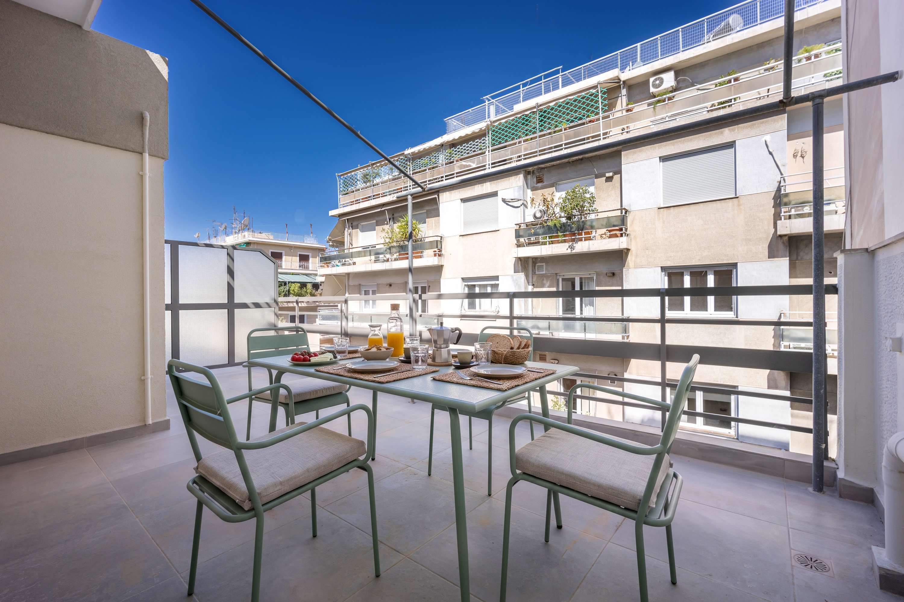 Modern Studio Exarchia | Huge Balcony | New Bldg