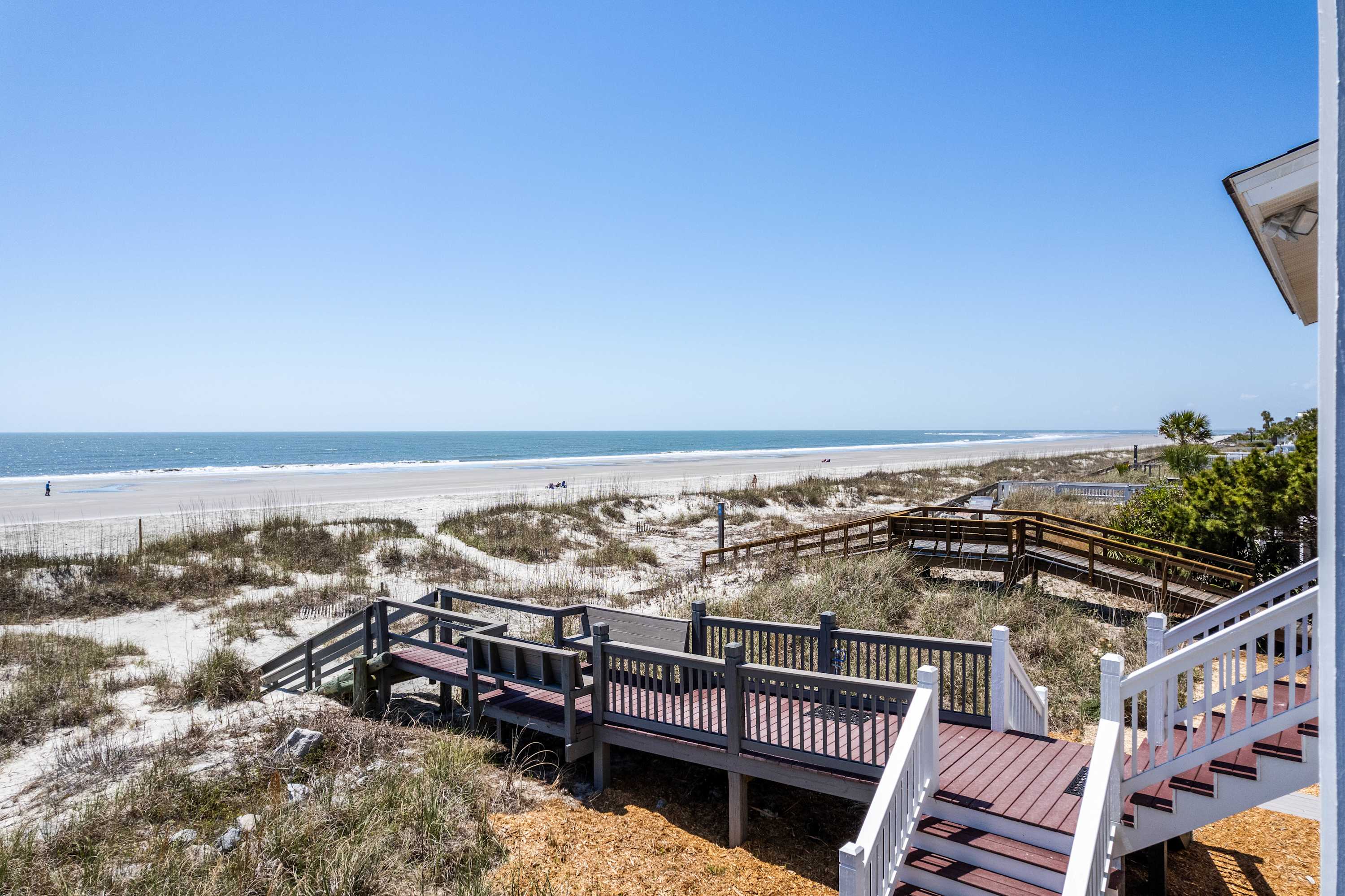 Private beach access