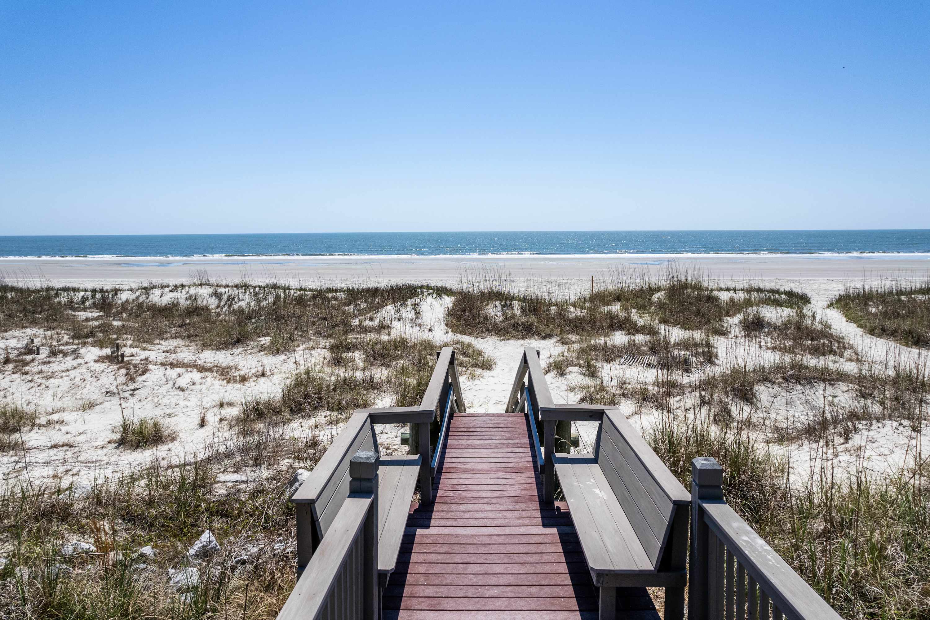 Private beach access