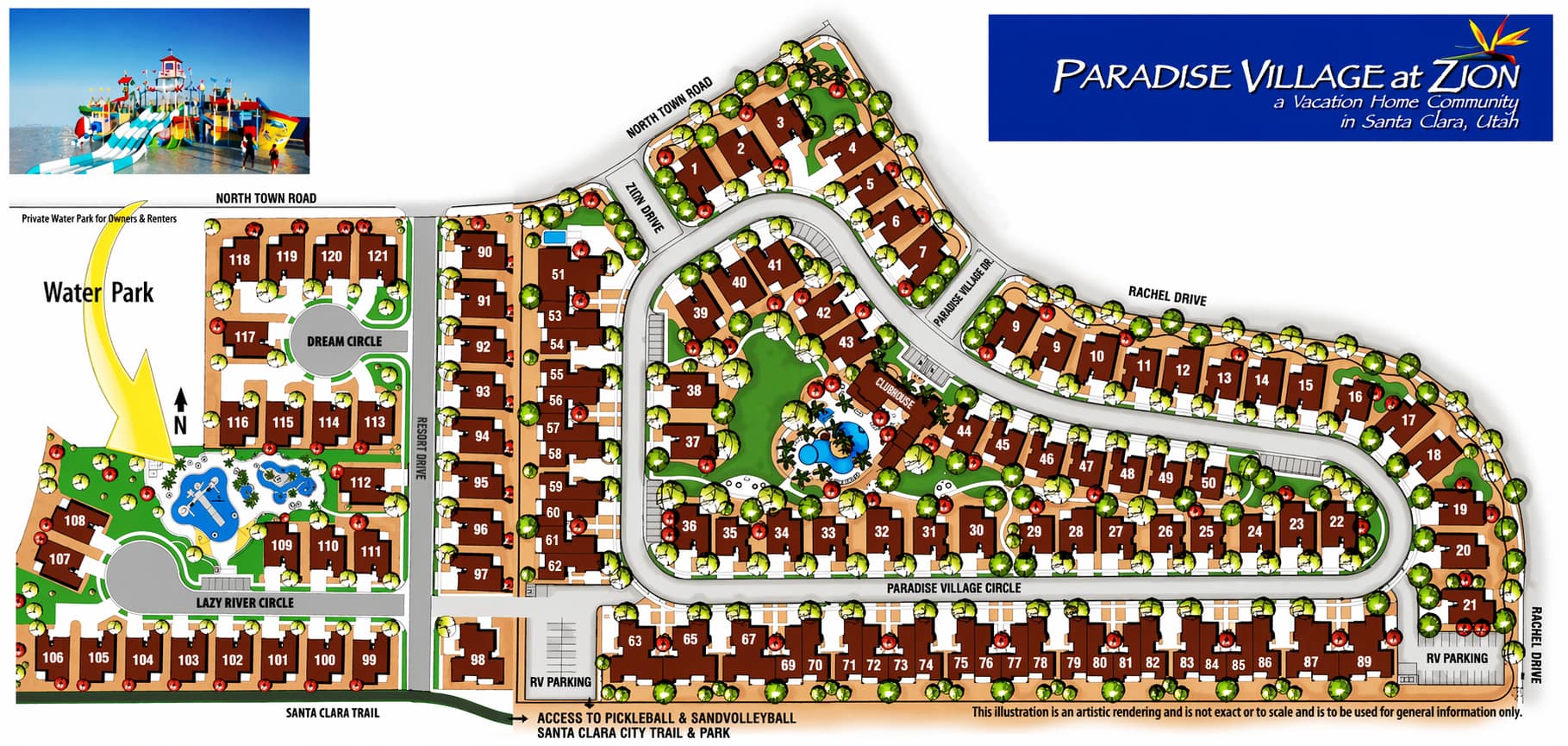 Paradise Village community map