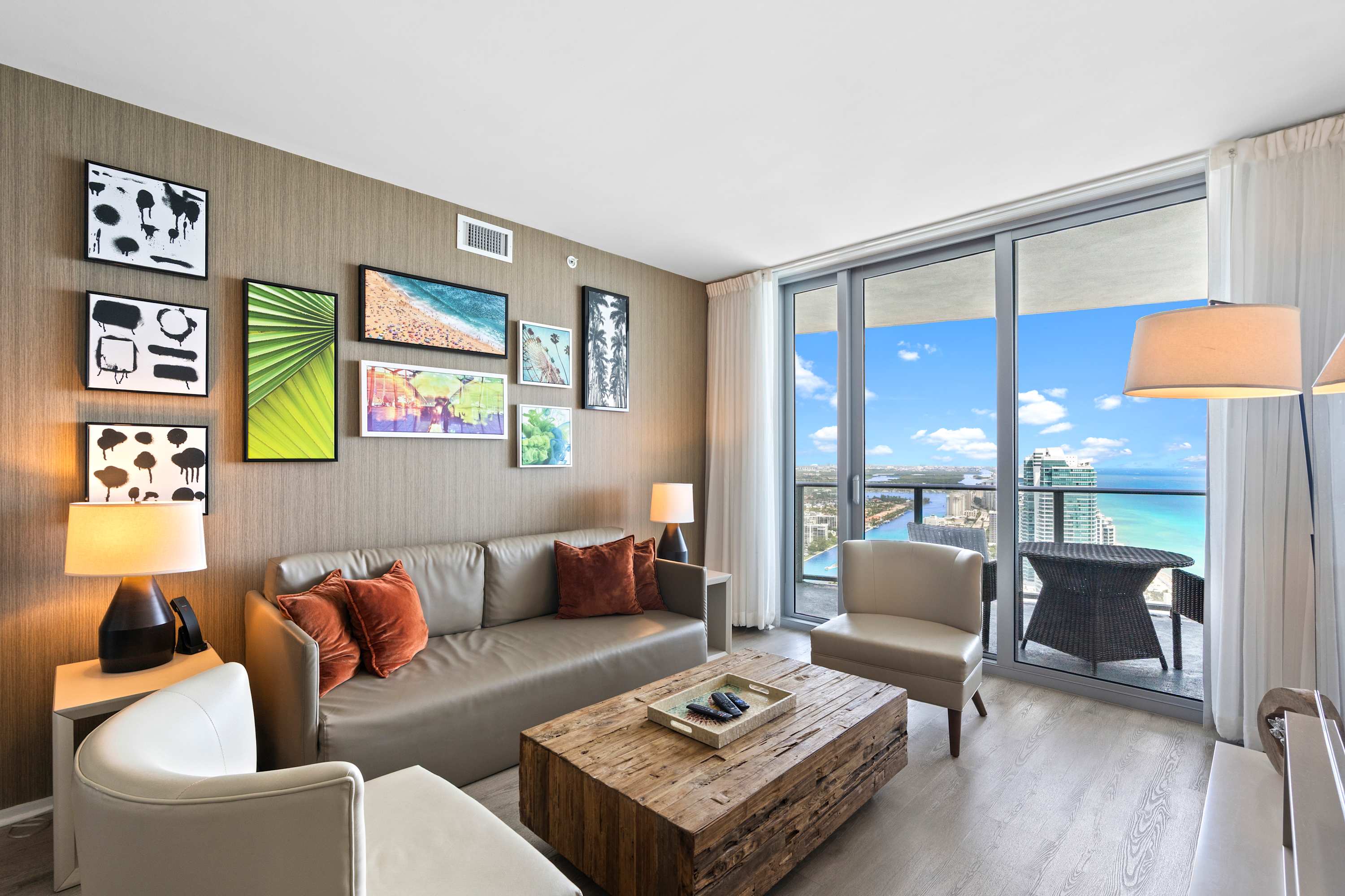 Stylish Beach Condo with Ocean Views