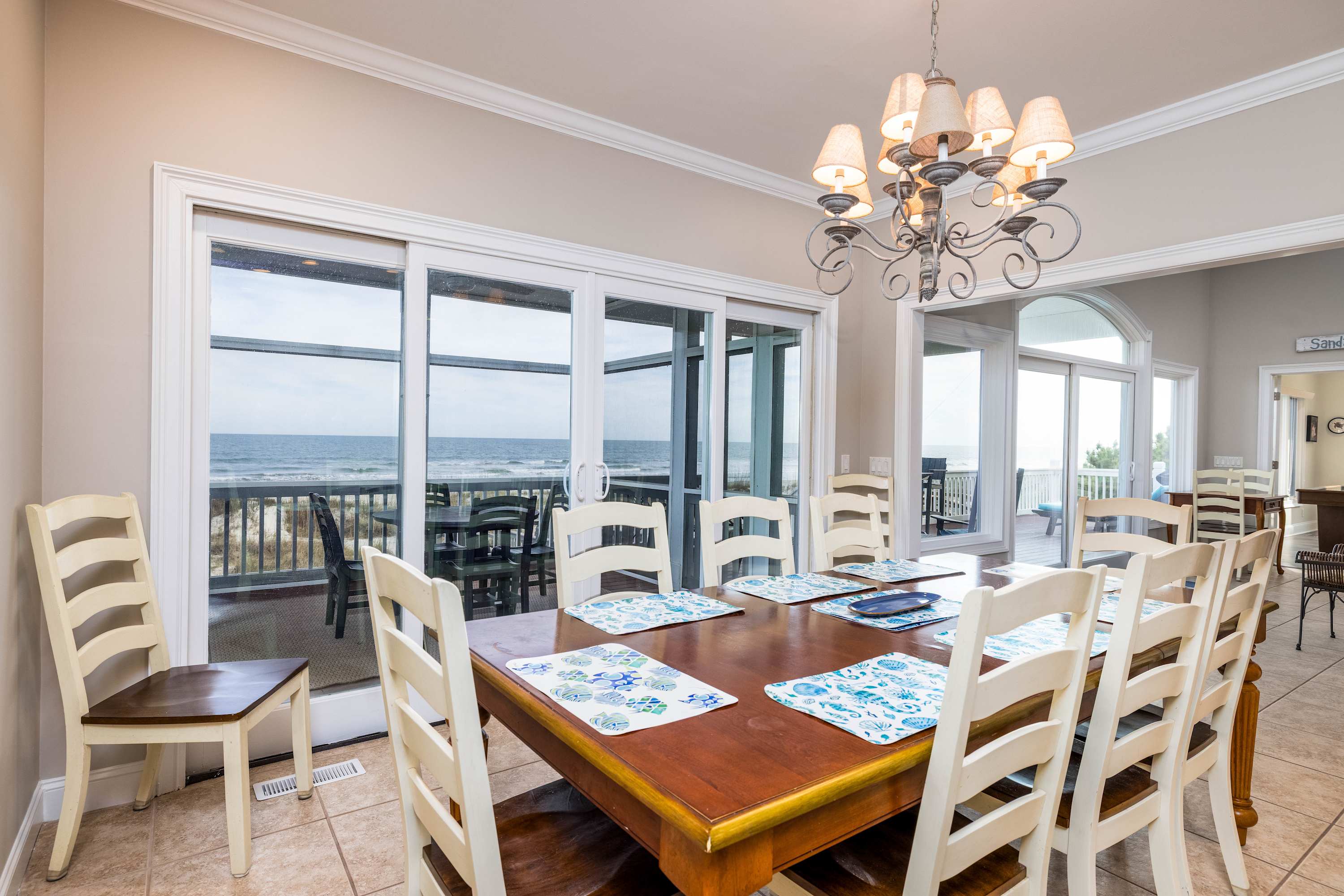 Dining Area with Entrance to Screened Porch