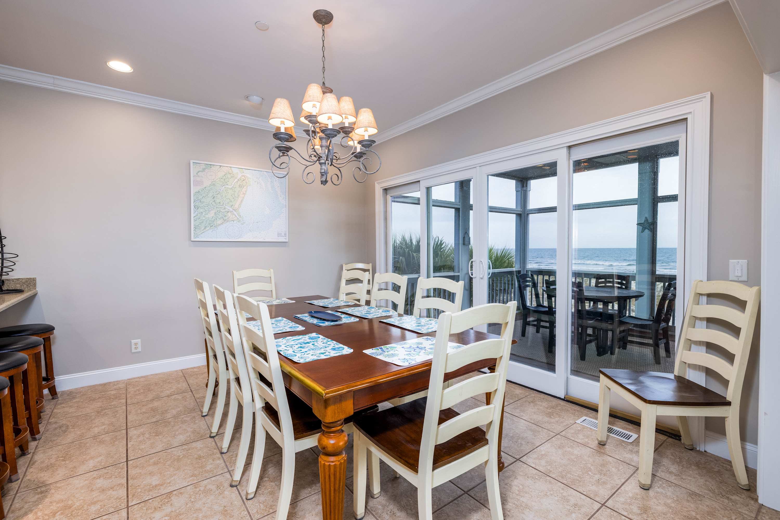 Dining Area with Entrance to Screened Porch