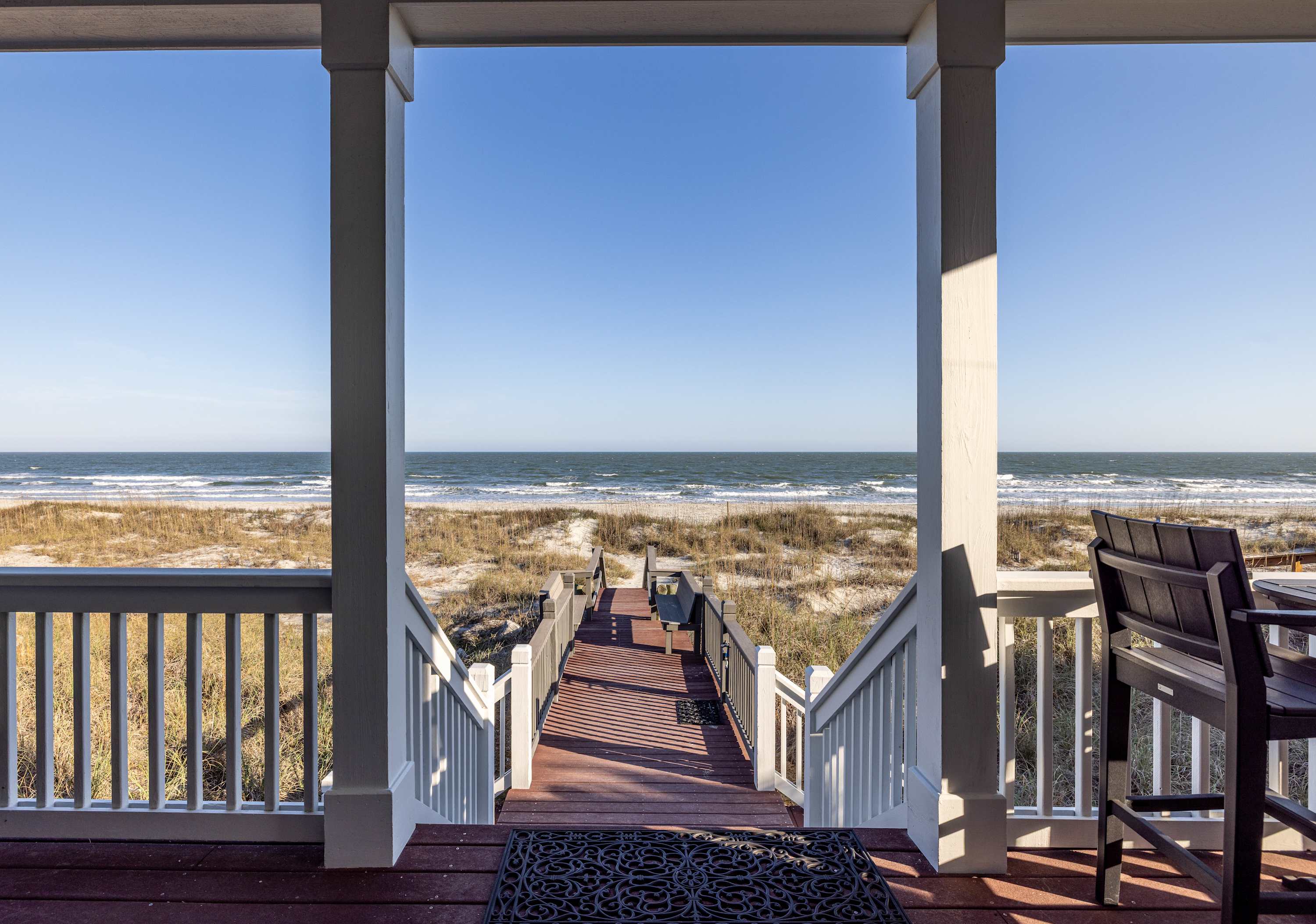 Balcony to Private Beah Access