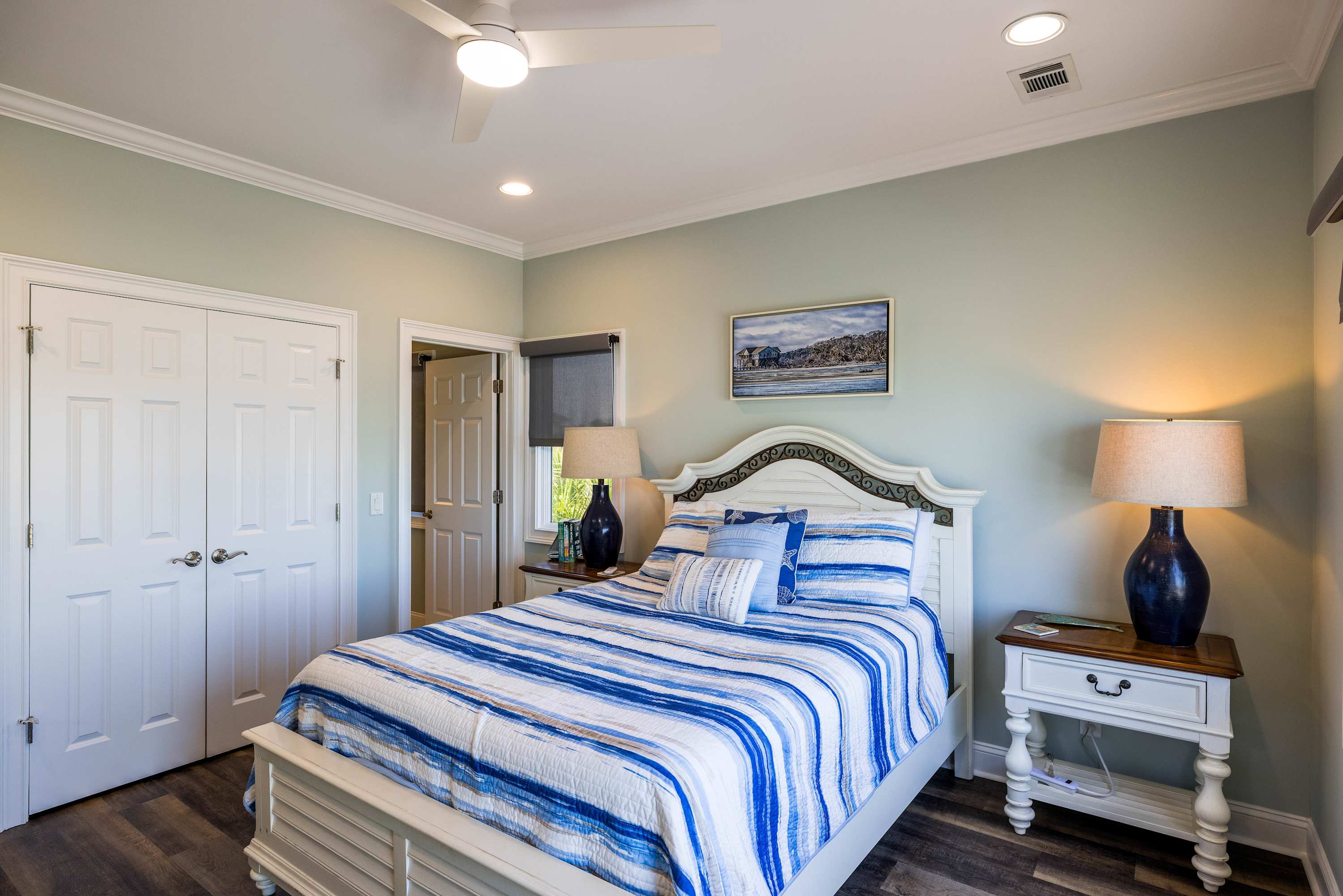  2nd Level Primary Bedroom Oceanfront with King Bed, Private Balcony and Full En Suite Bathroom